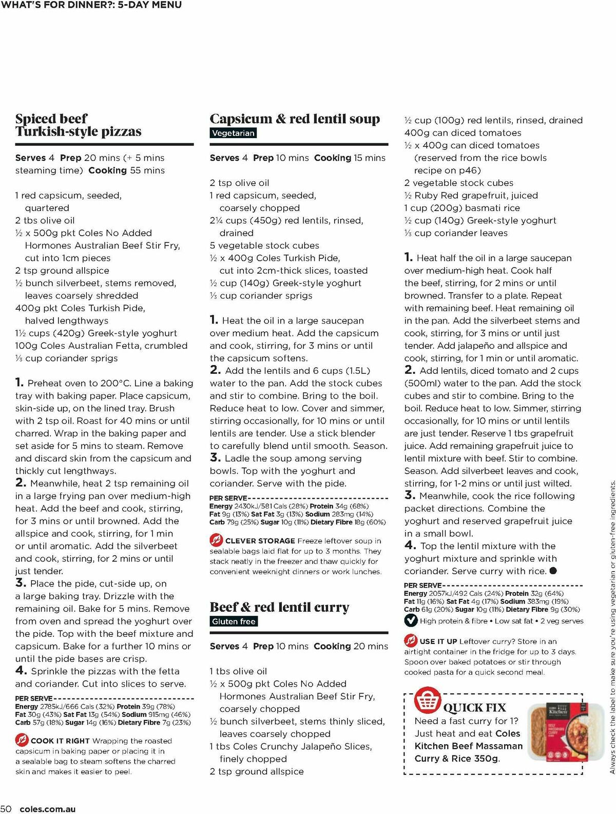 Coles Magazine August Catalogues from 8 August