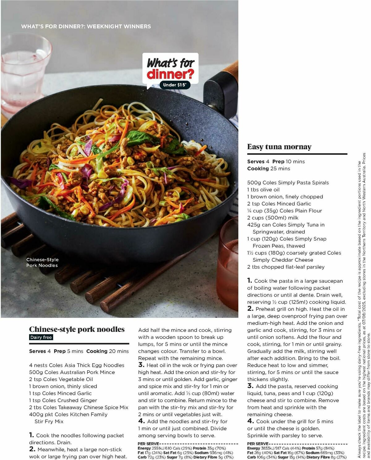 Coles Magazine August Catalogues from 8 August