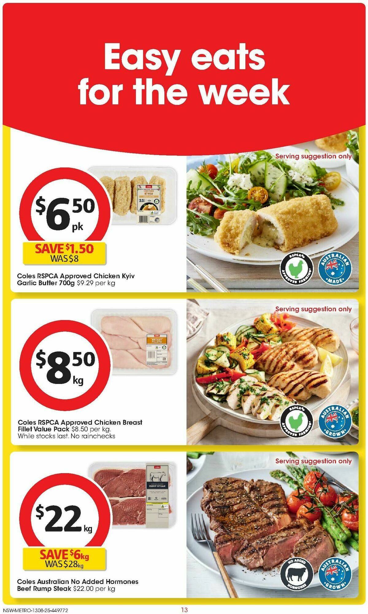 Coles Catalogues from 13 August