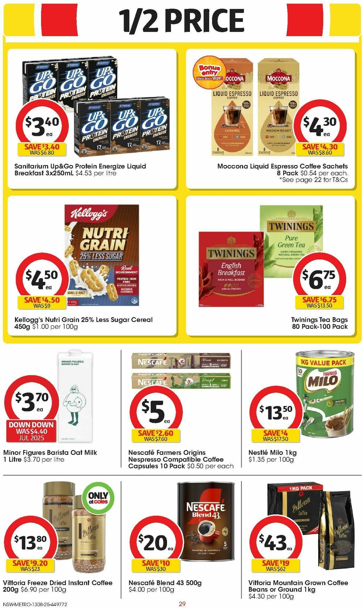 Coles Catalogues from 13 August
