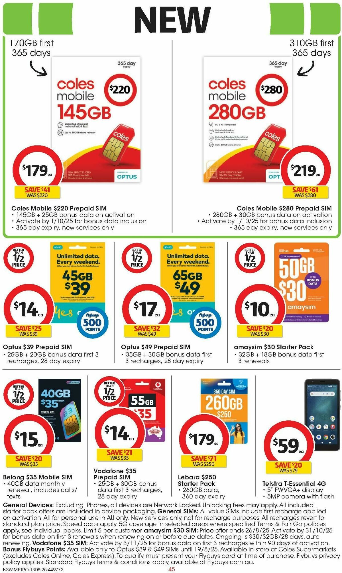 Coles Catalogues from 13 August