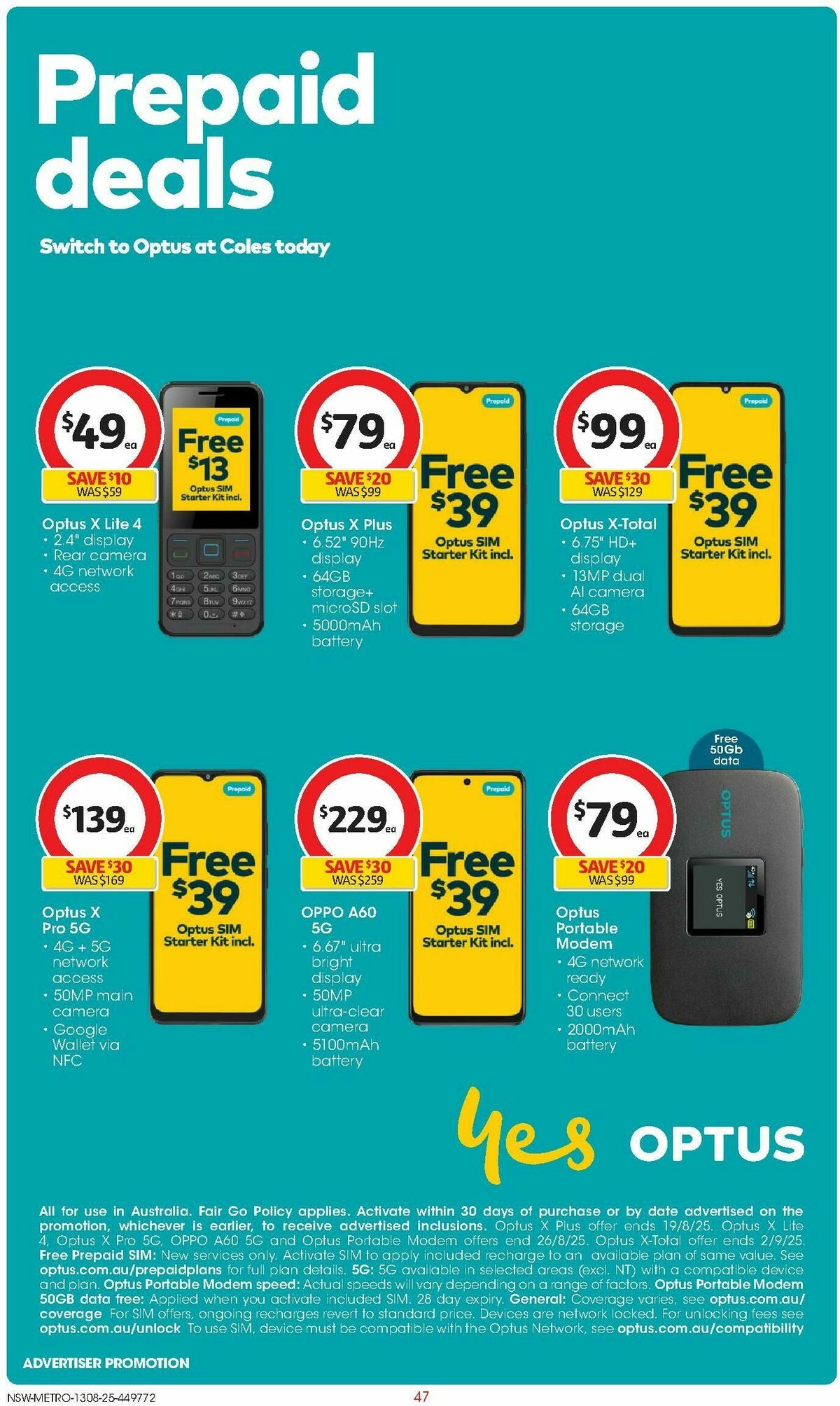 Coles Catalogues from 13 August