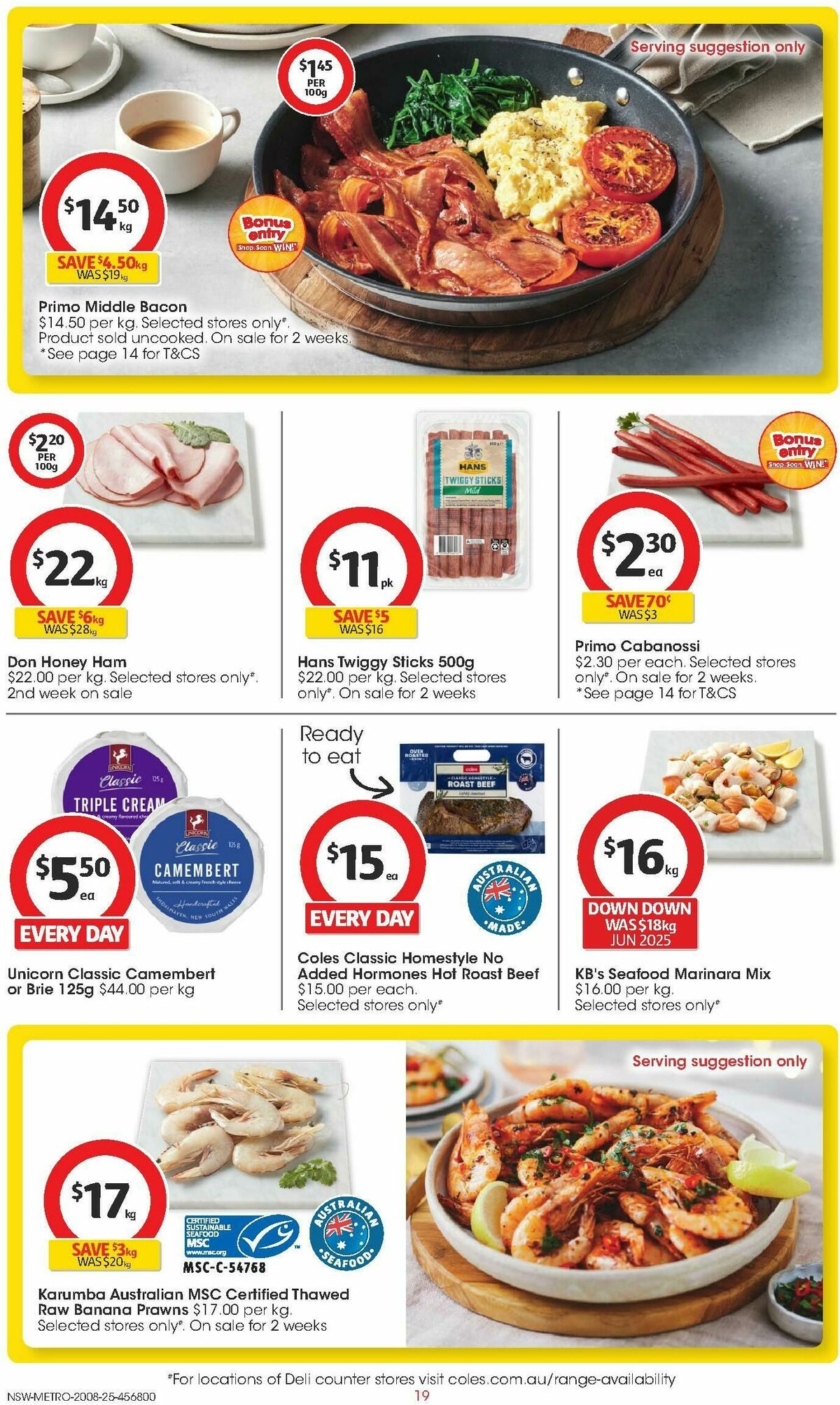 Coles Catalogues from 20 August