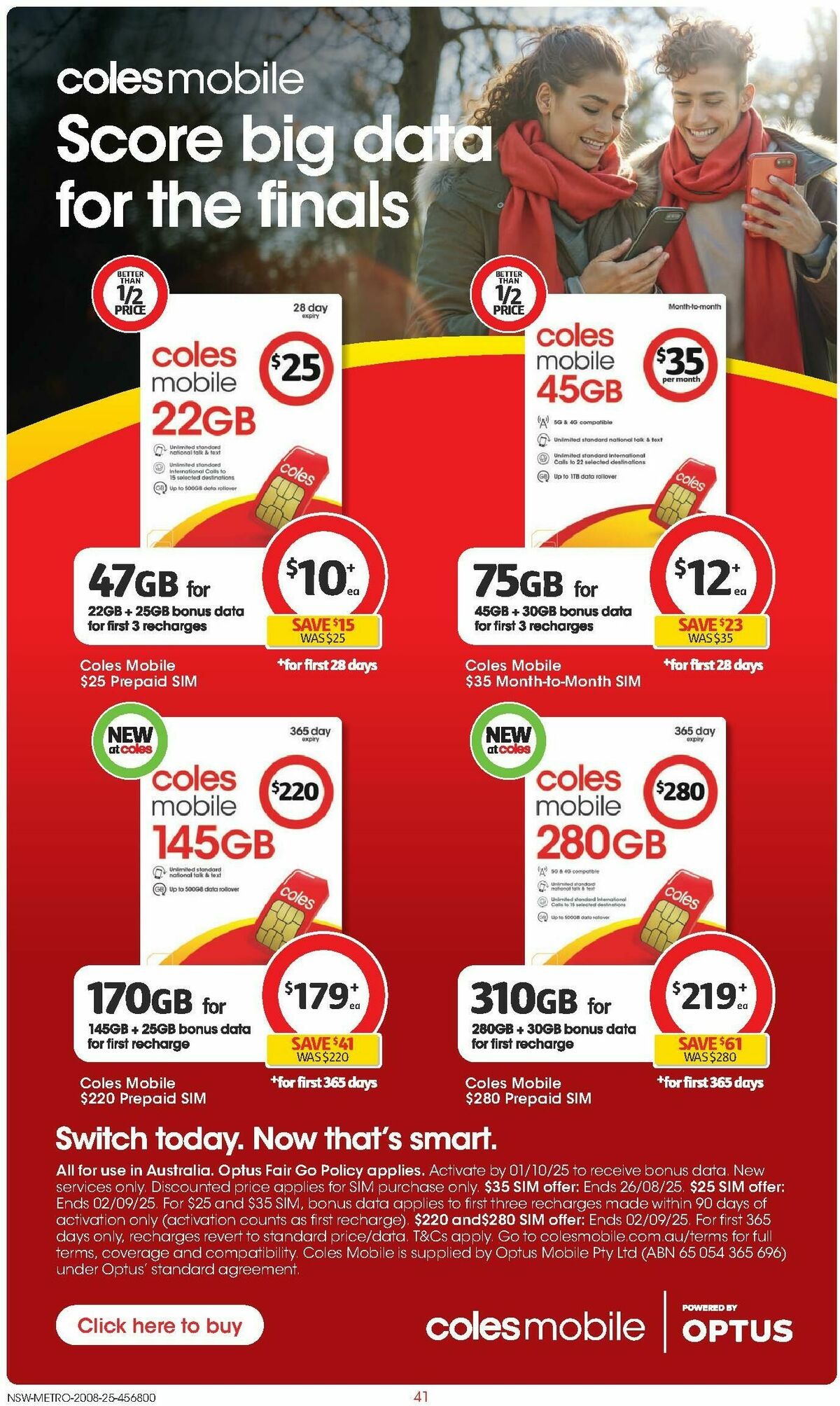 Coles Catalogues from 20 August