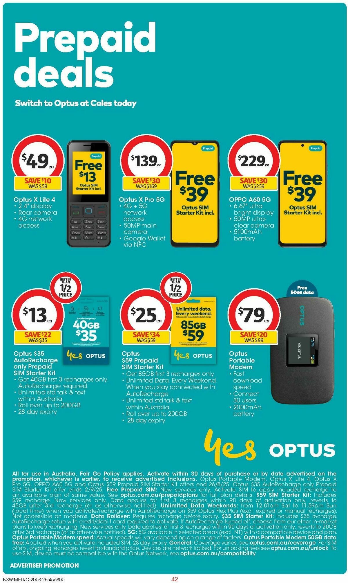 Coles Catalogues from 20 August
