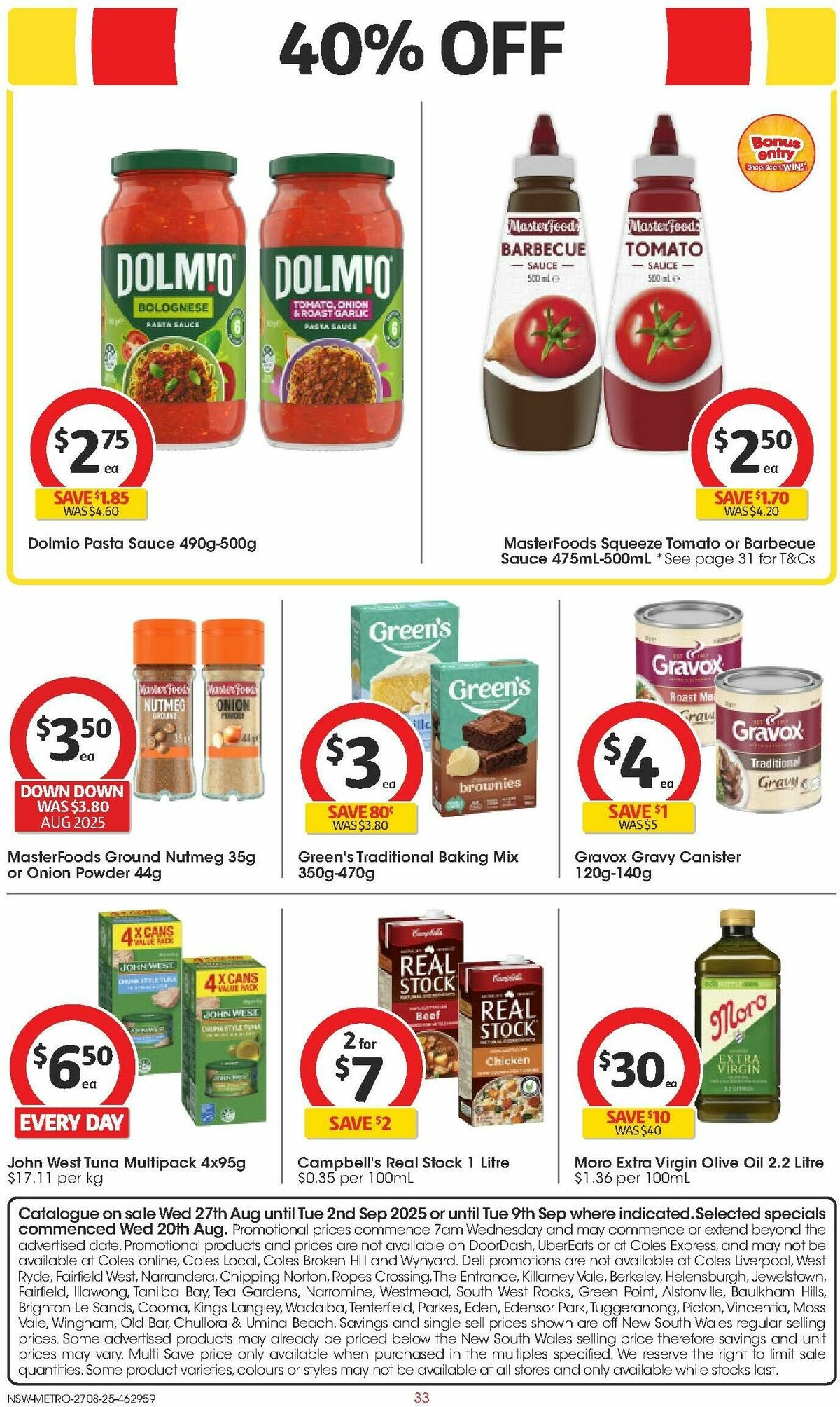 Coles Catalogues from 27 August