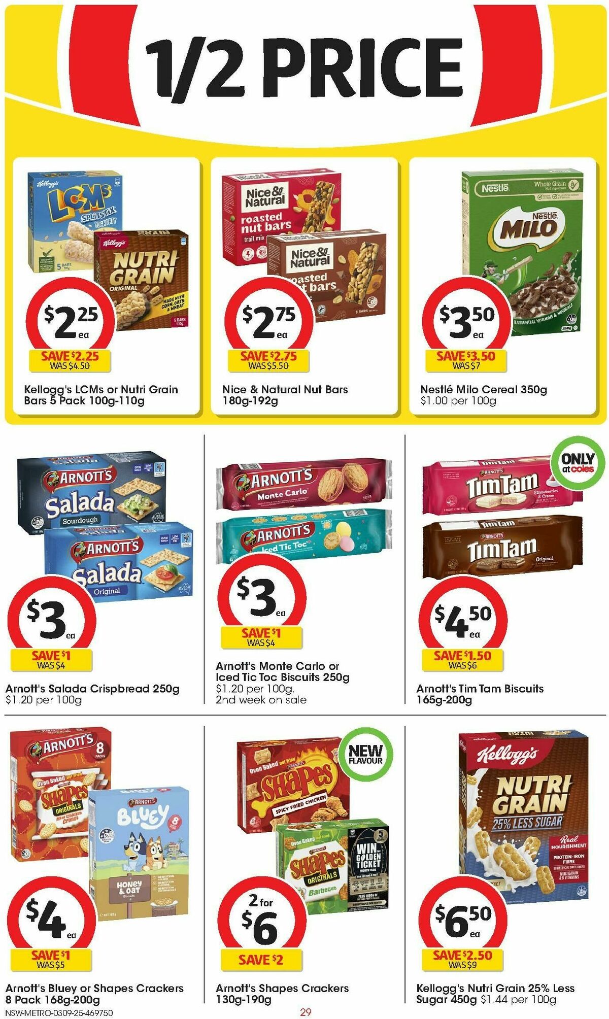 Coles Catalogues from 3 September