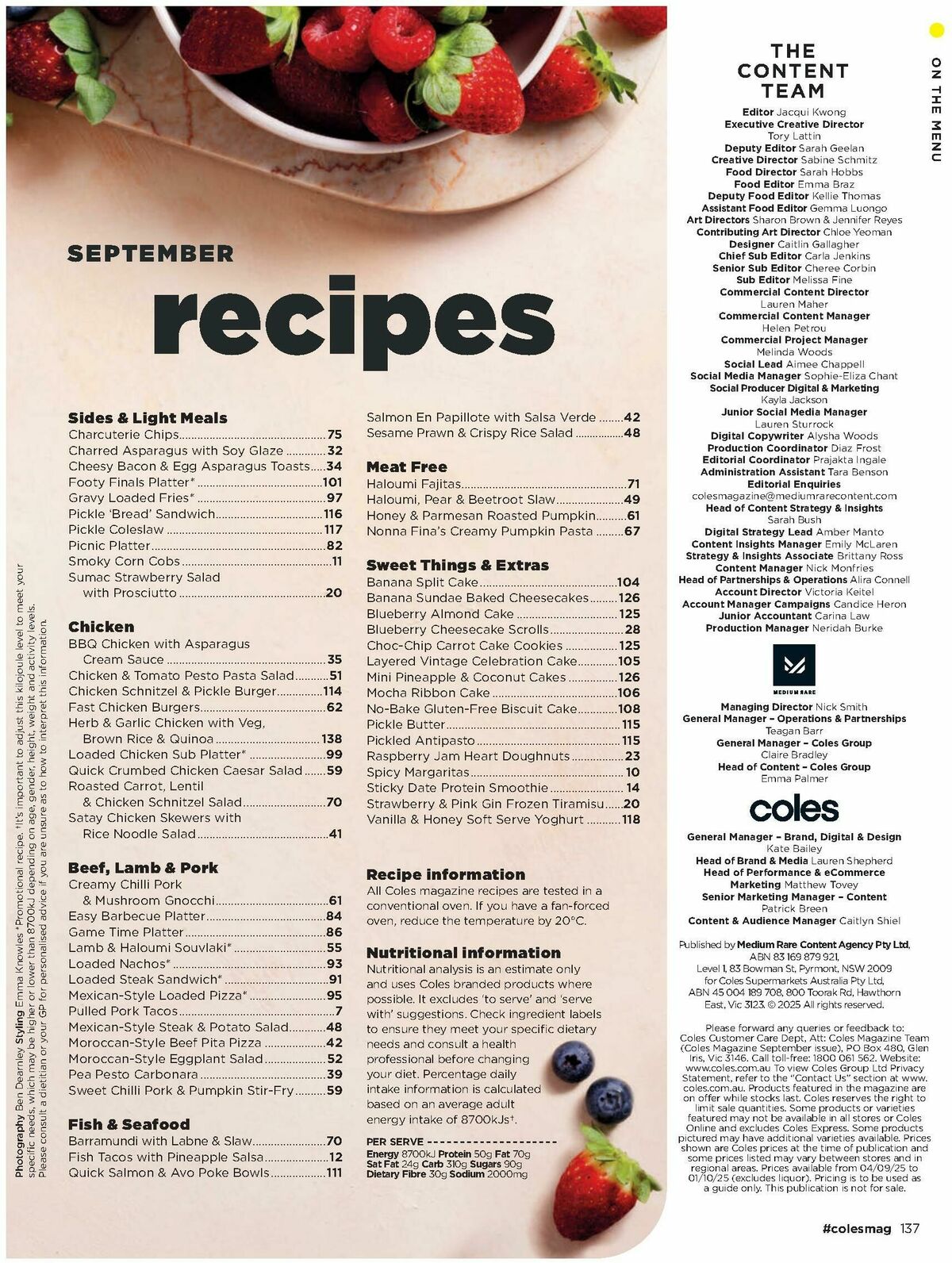 Coles Magazine September Catalogues from 1 September