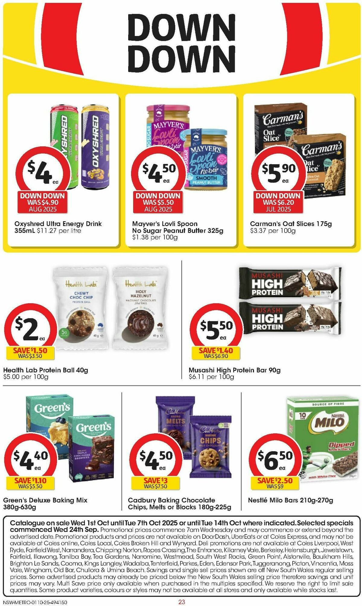 Coles Catalogues from 1 October