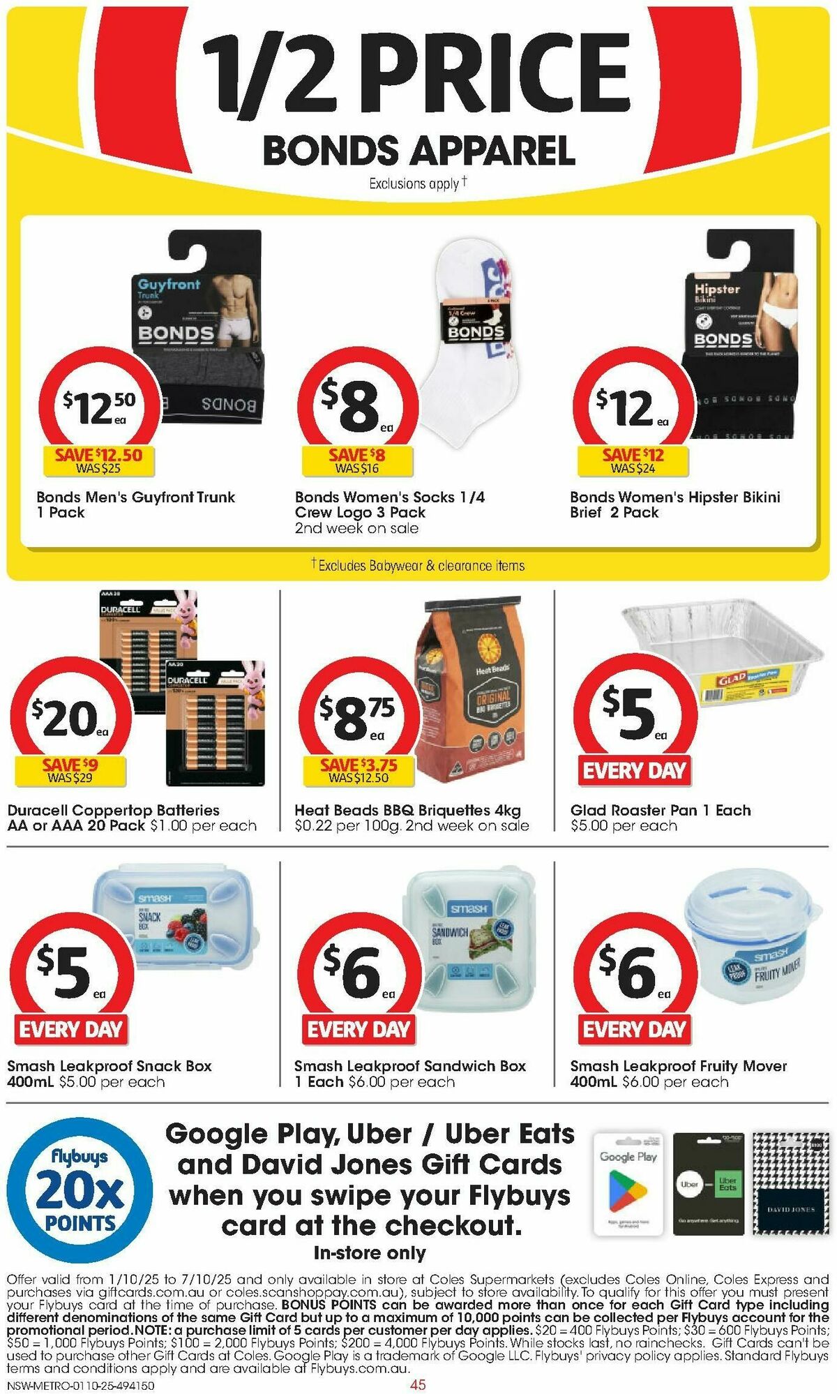 Coles Catalogues from 1 October