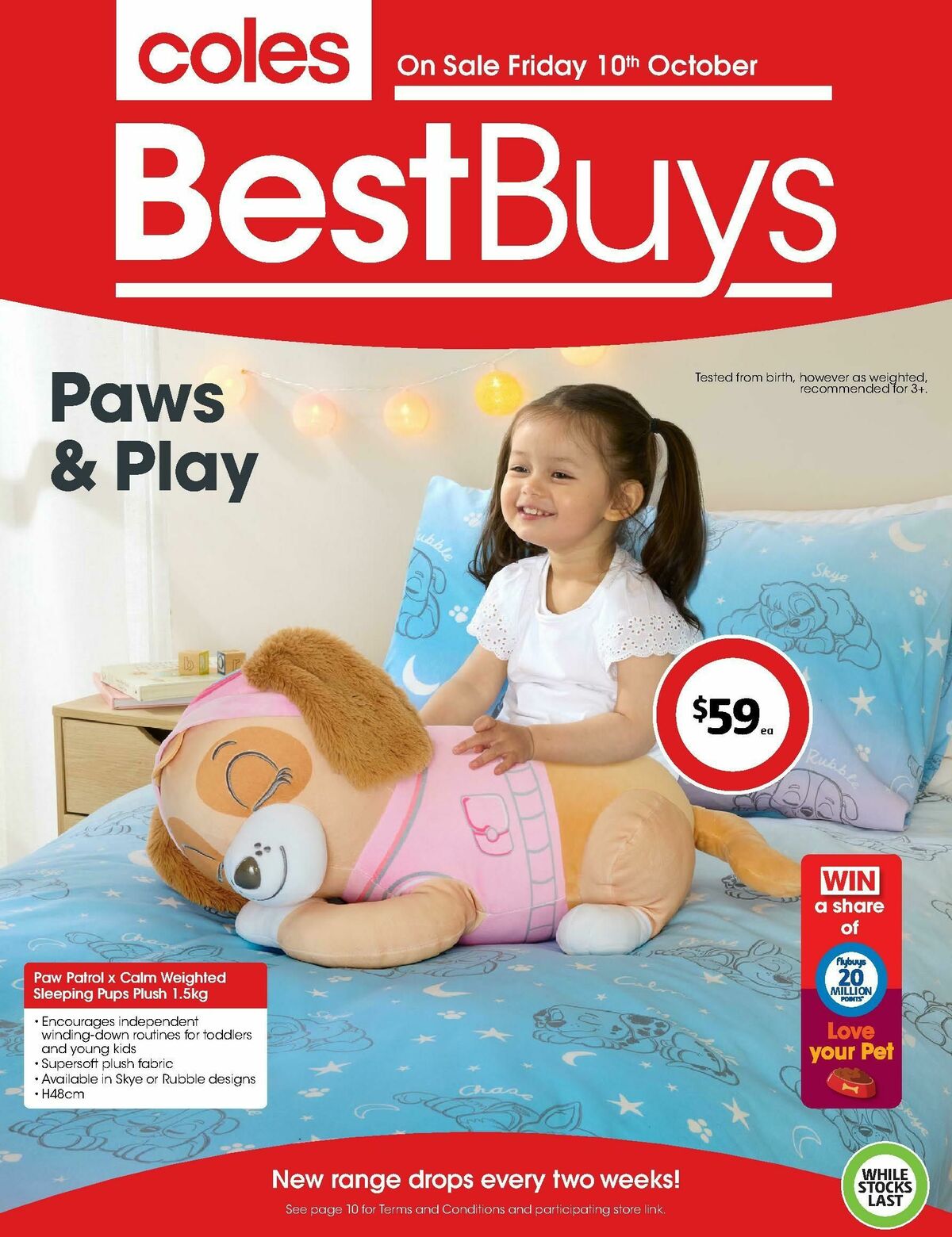 Coles Best Buys - Paws & Play Catalogues from 10 October