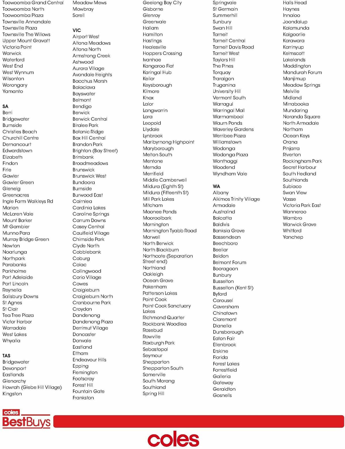 Coles Best Buys - Paws & Play Catalogues from 10 October