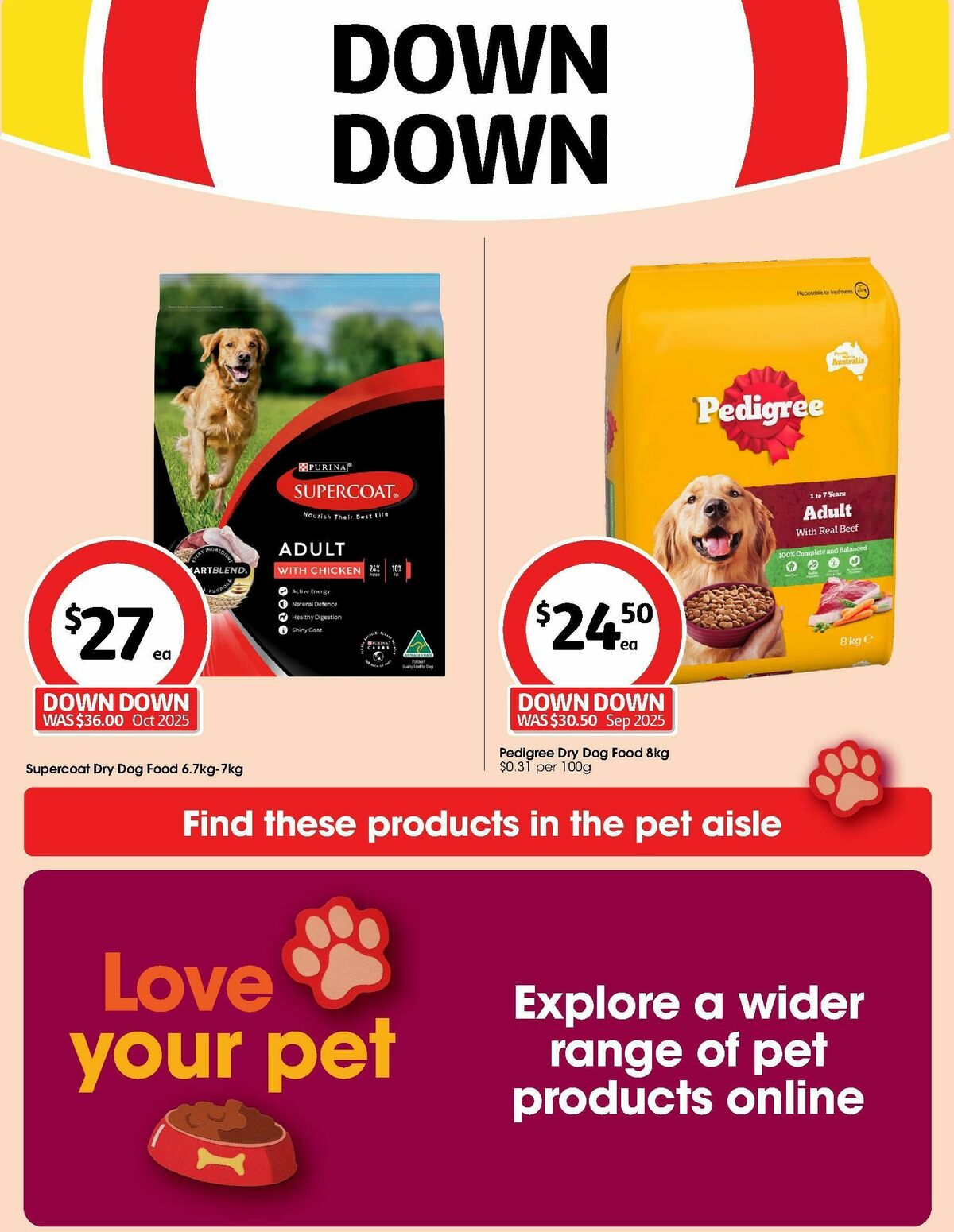 Coles Best Buys - Paws & Play Catalogues from 10 October