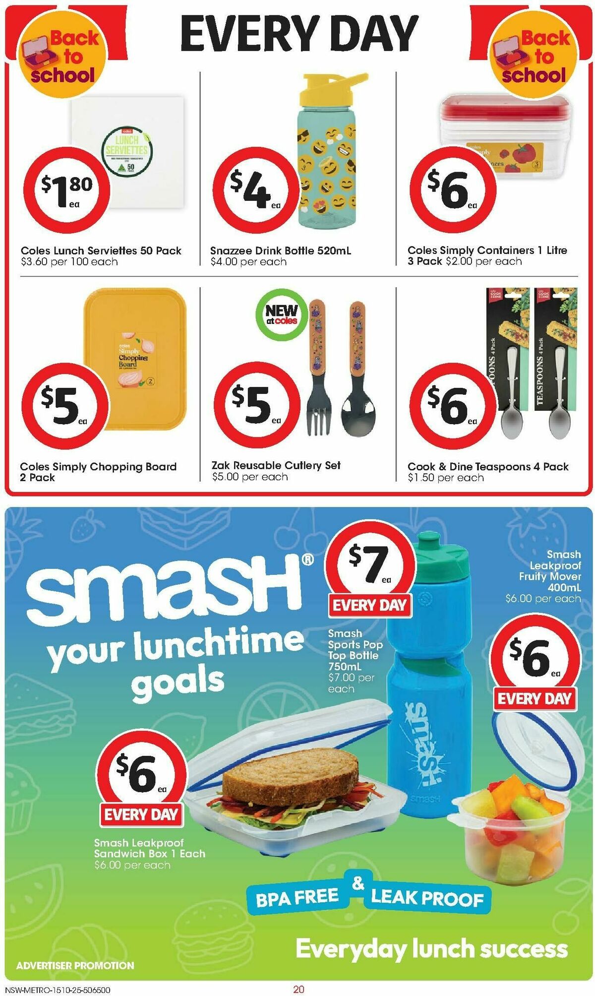 Coles Catalogues from 15 October