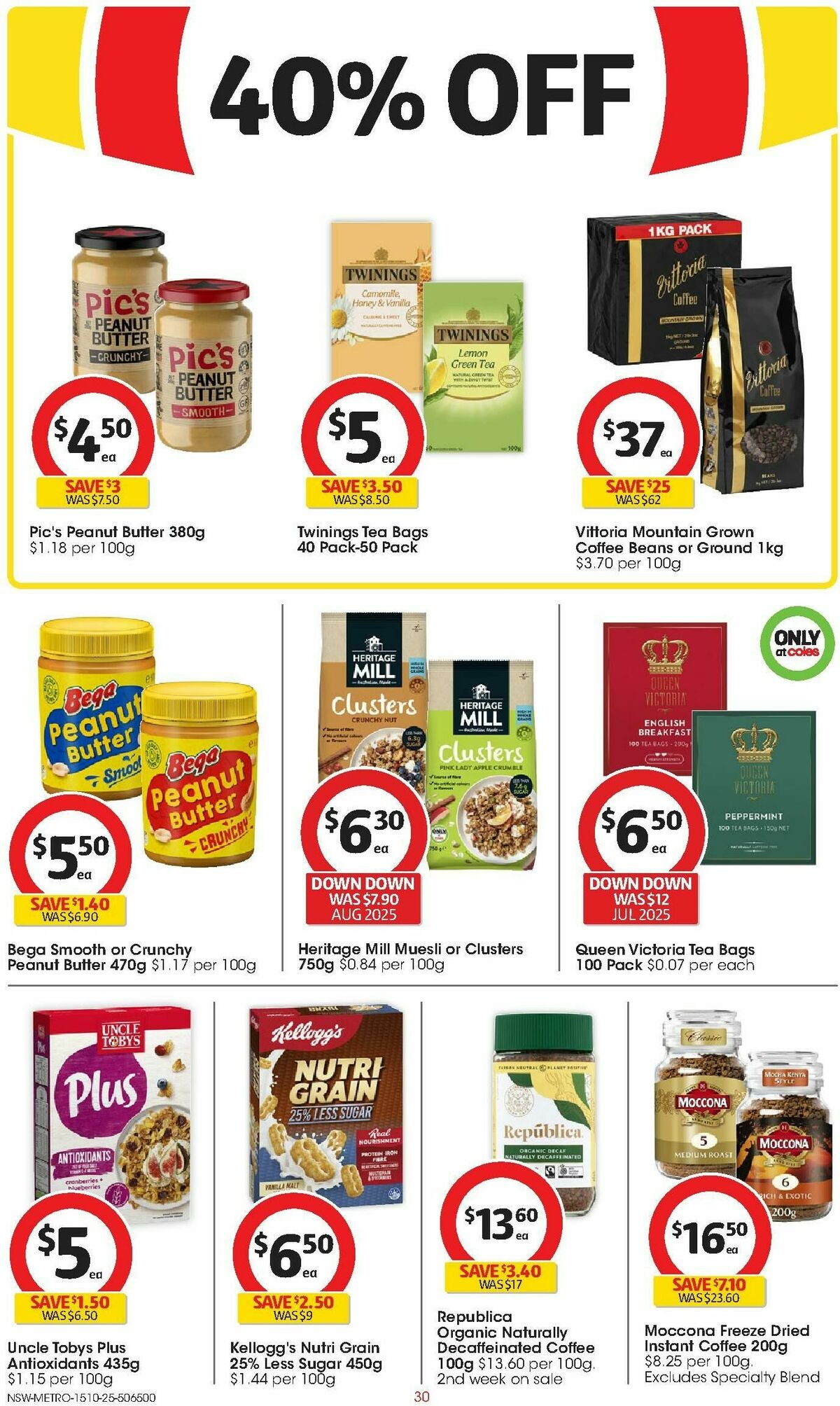 Coles Catalogues from 15 October