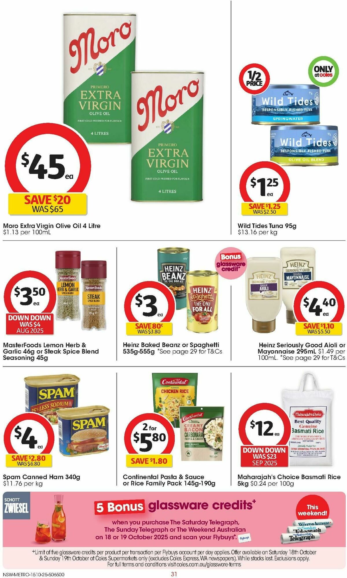 Coles Catalogues from 15 October
