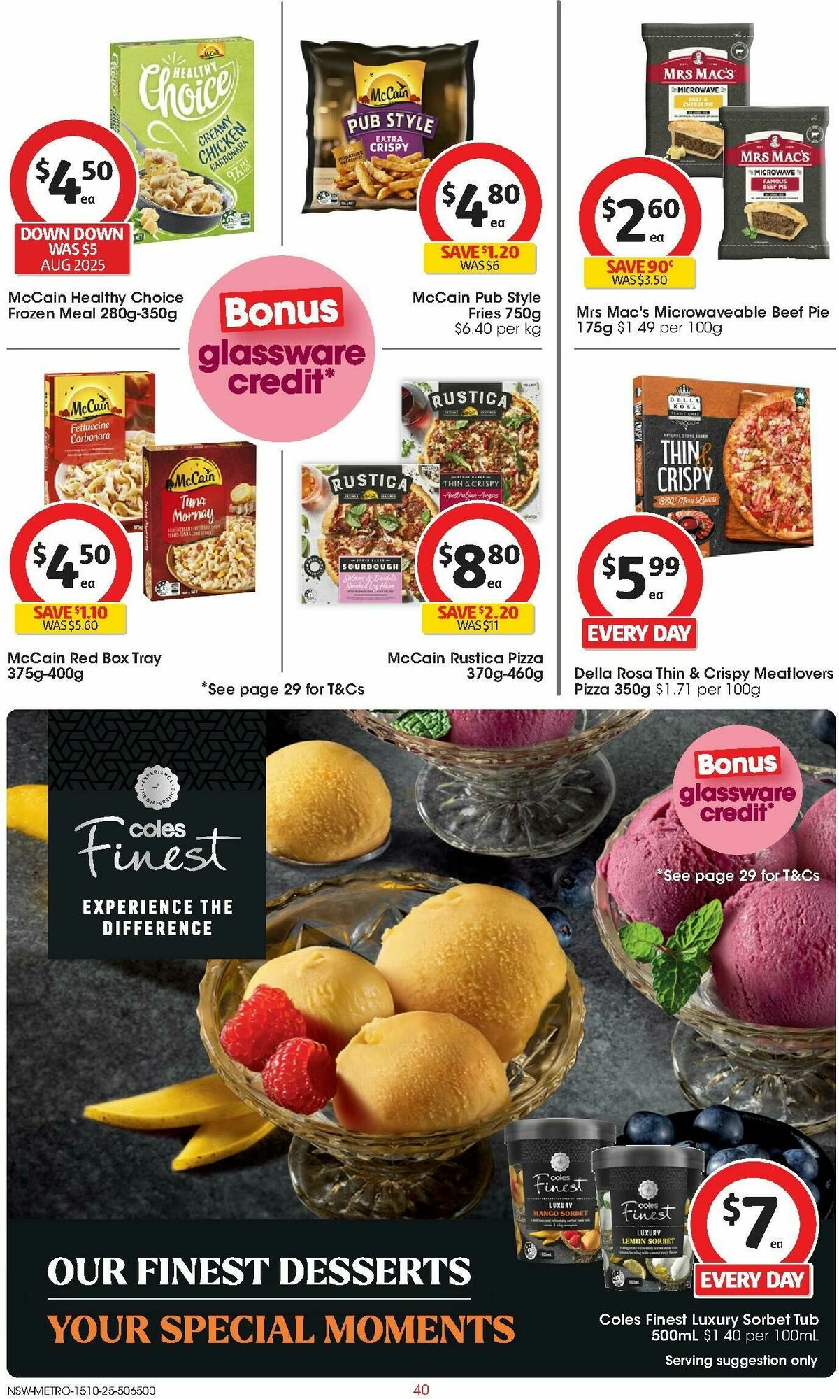 Coles Catalogues from 15 October