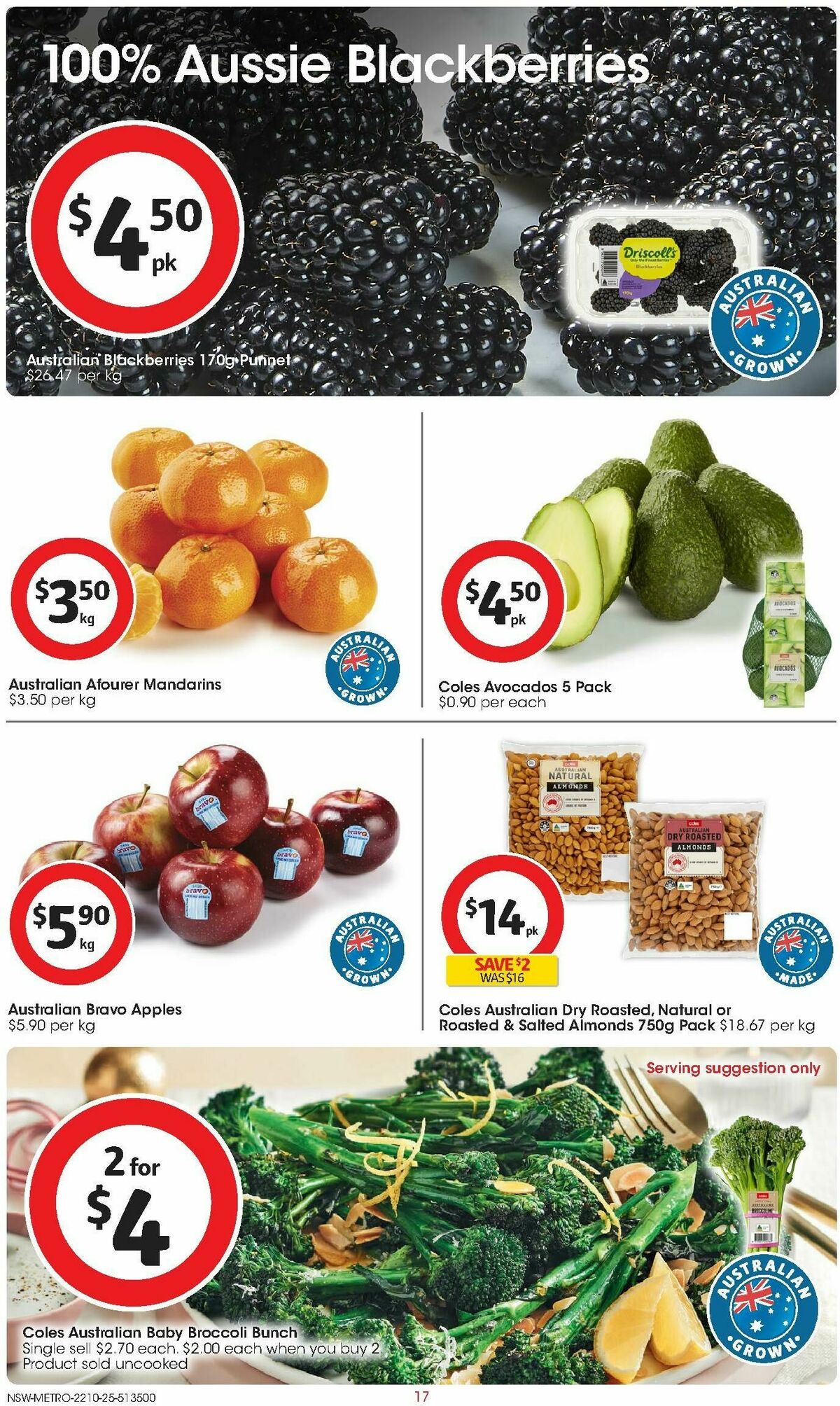 Coles Catalogues from 22 October