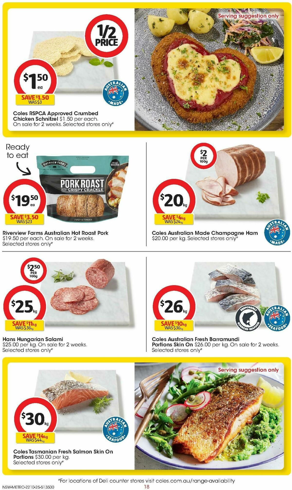 Coles Catalogues from 22 October