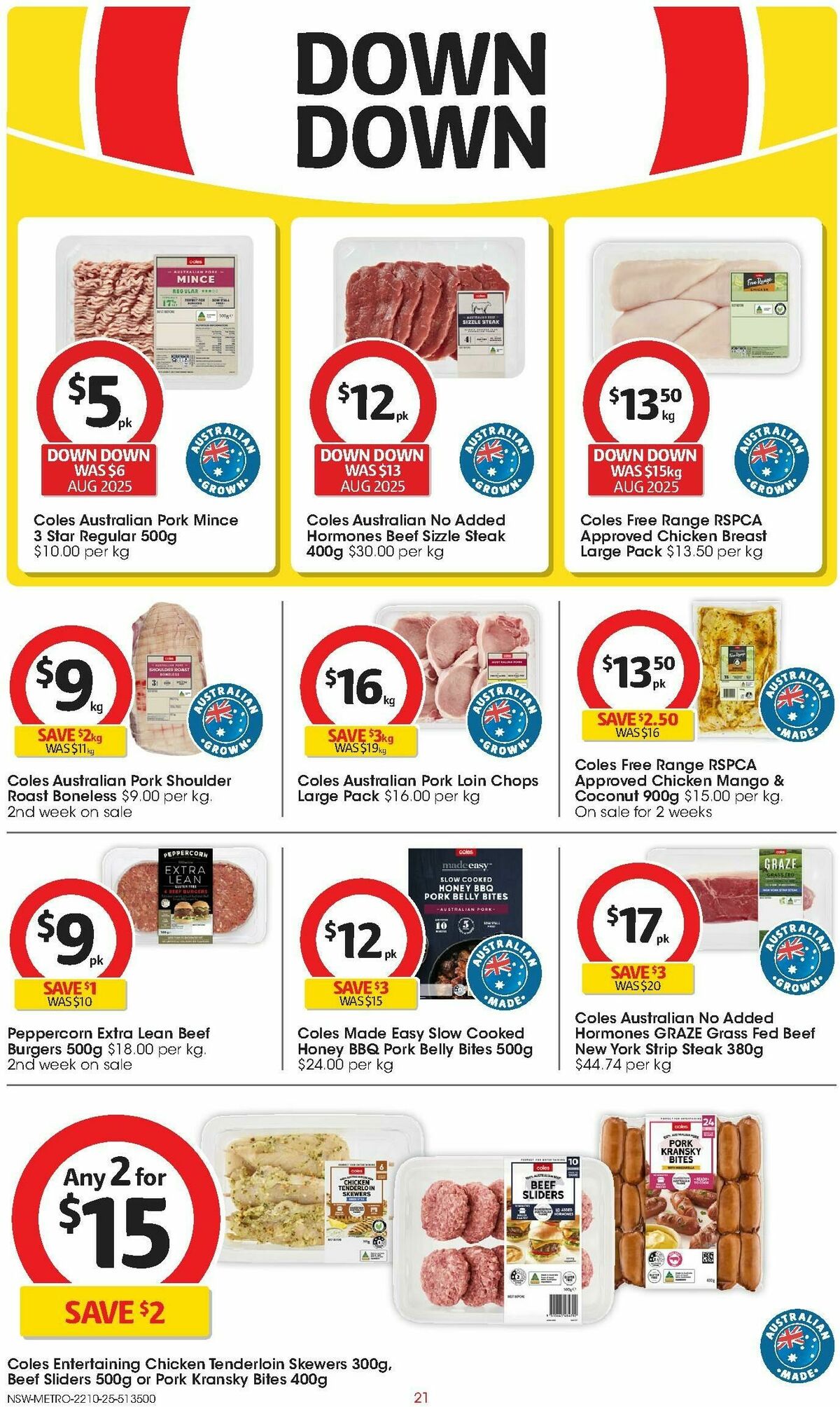 Coles Catalogues from 22 October