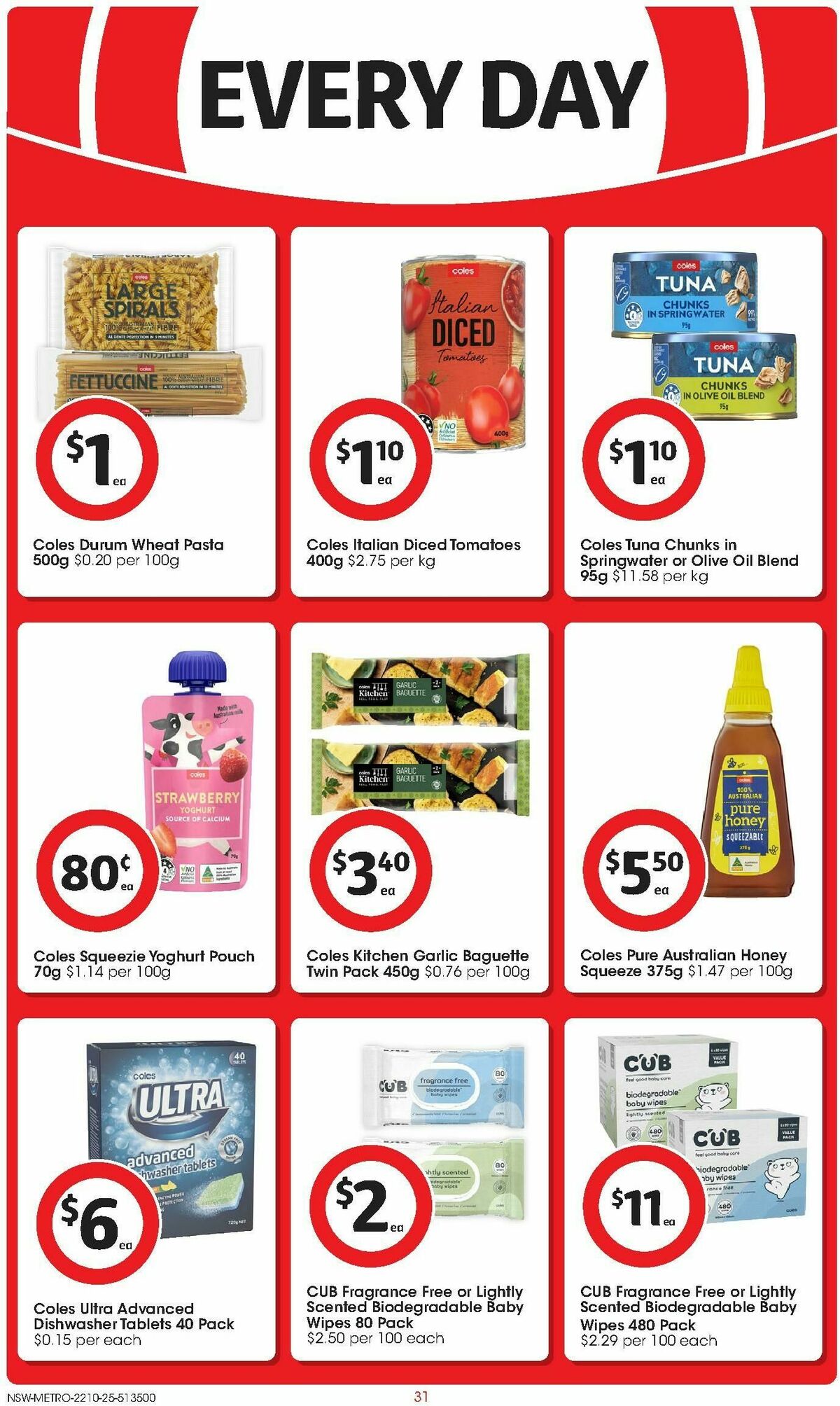 Coles Catalogues from 22 October