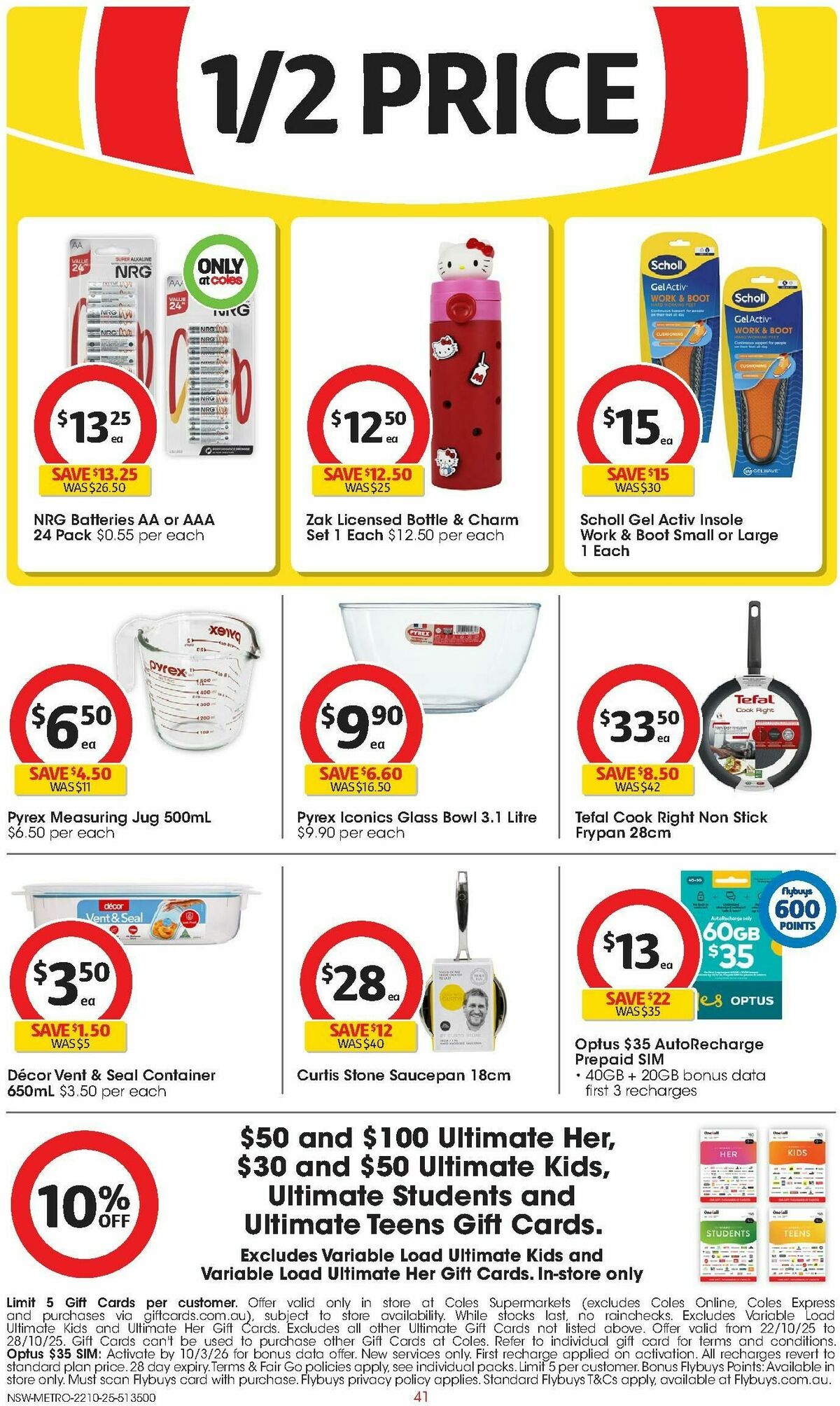 Coles Catalogues from 22 October