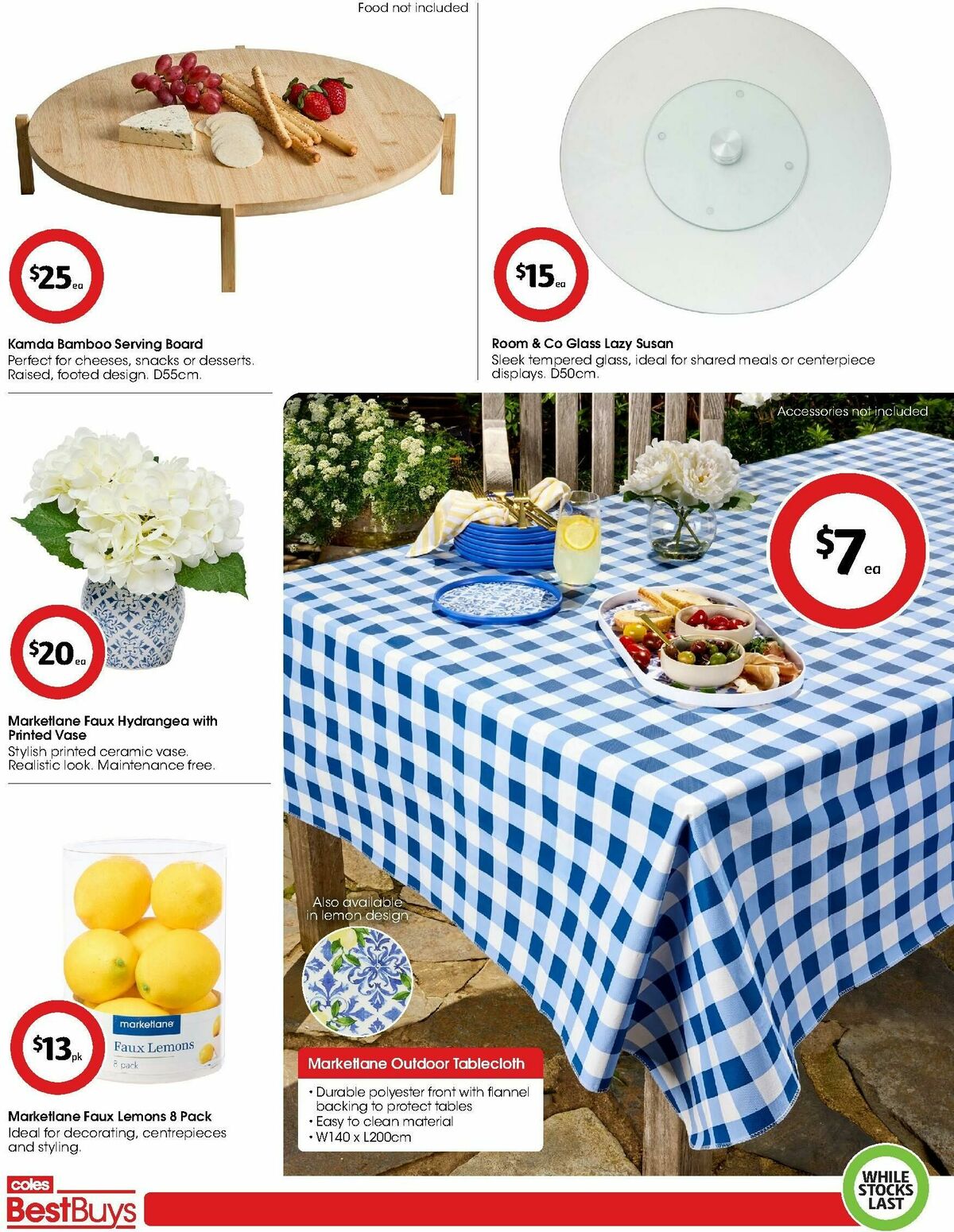 Coles Best Buys - Alfresco Dining Catalogues from 24 October