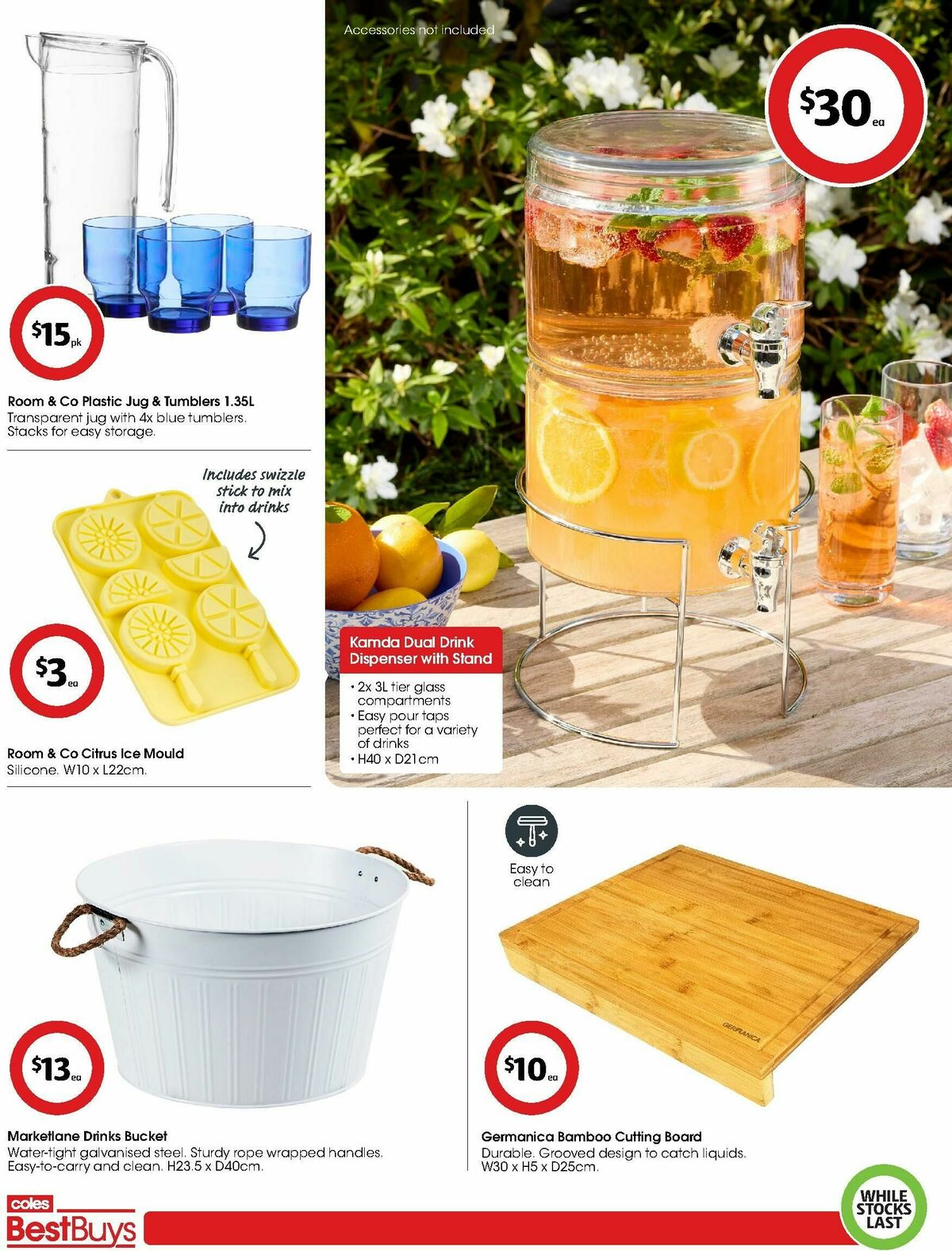 Coles Best Buys - Alfresco Dining Catalogues from 24 October