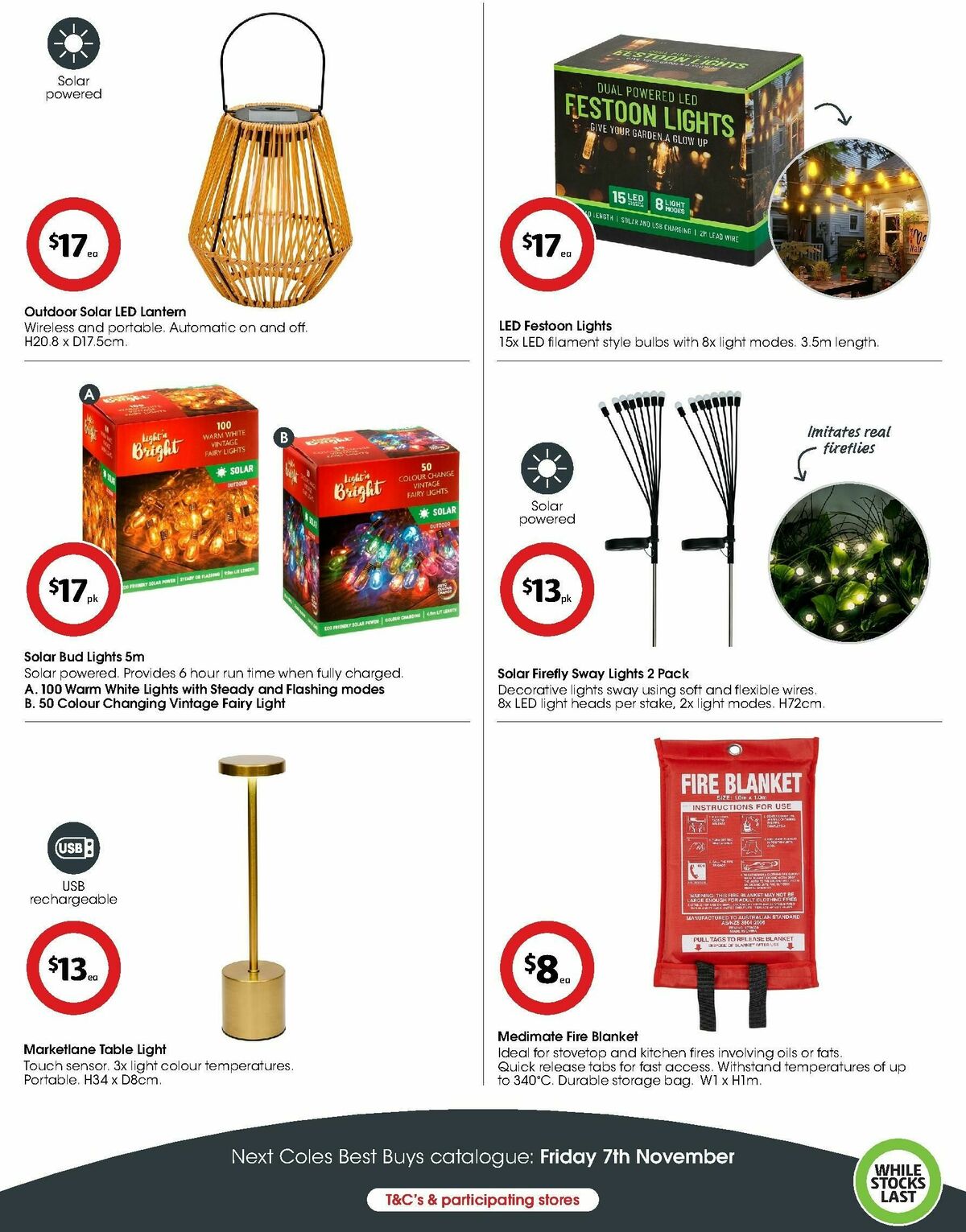 Coles Best Buys - Alfresco Dining Catalogues from 24 October
