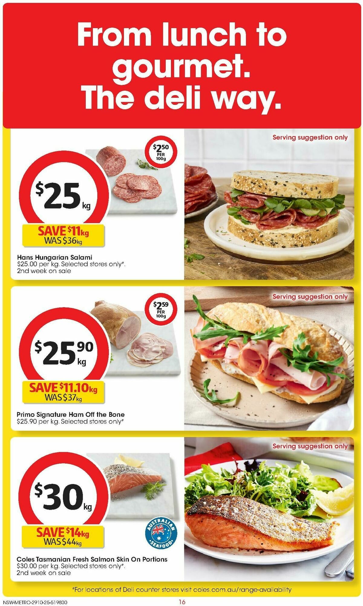 Coles Catalogues from 29 October