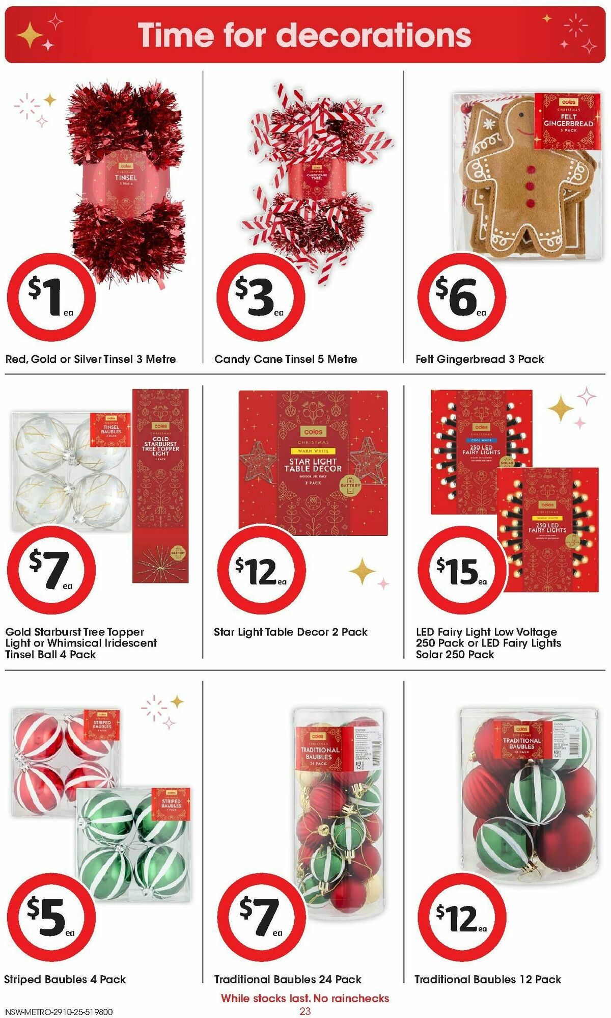 Coles Catalogues from 29 October