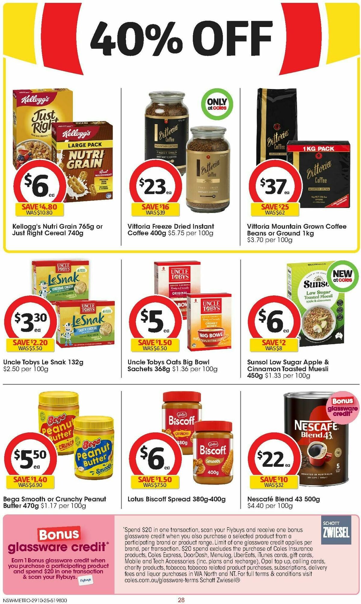 Coles Catalogues from 29 October