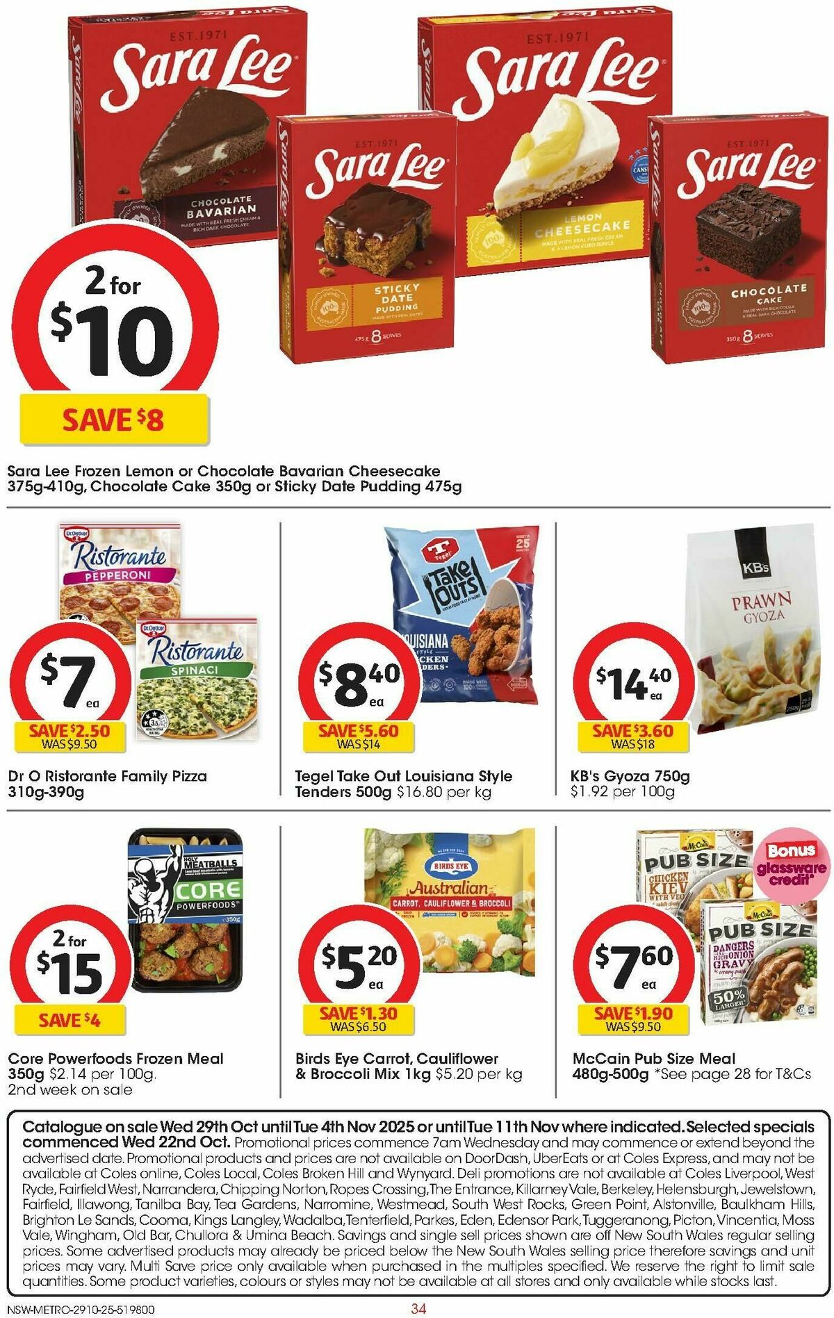 Coles Catalogues from 29 October