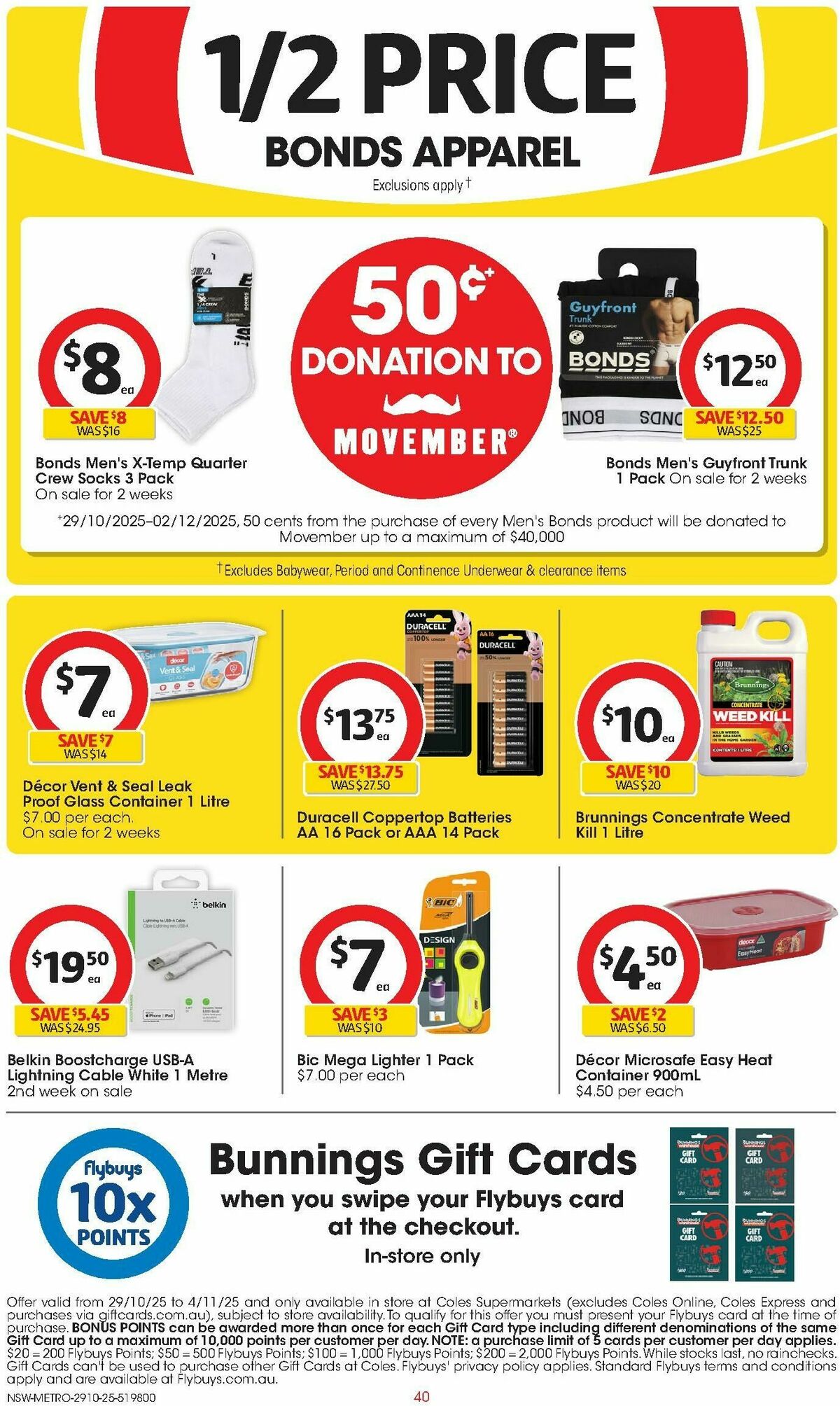Coles Catalogues from 29 October