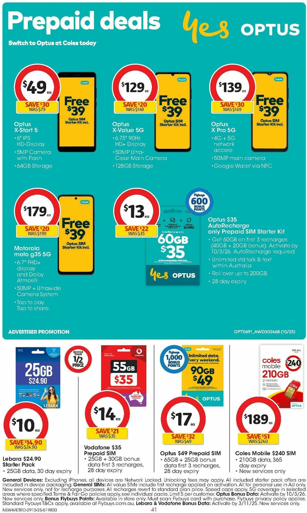 Coles Catalogues from 29 October