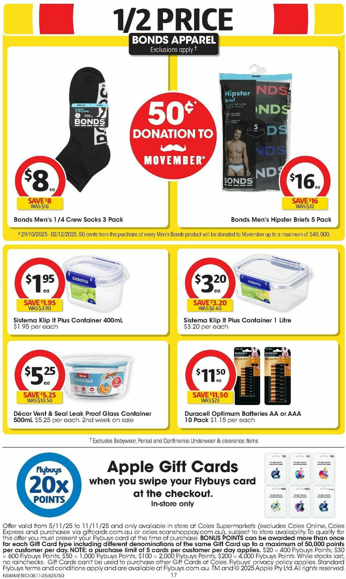 Coles Catalogues from 5 November