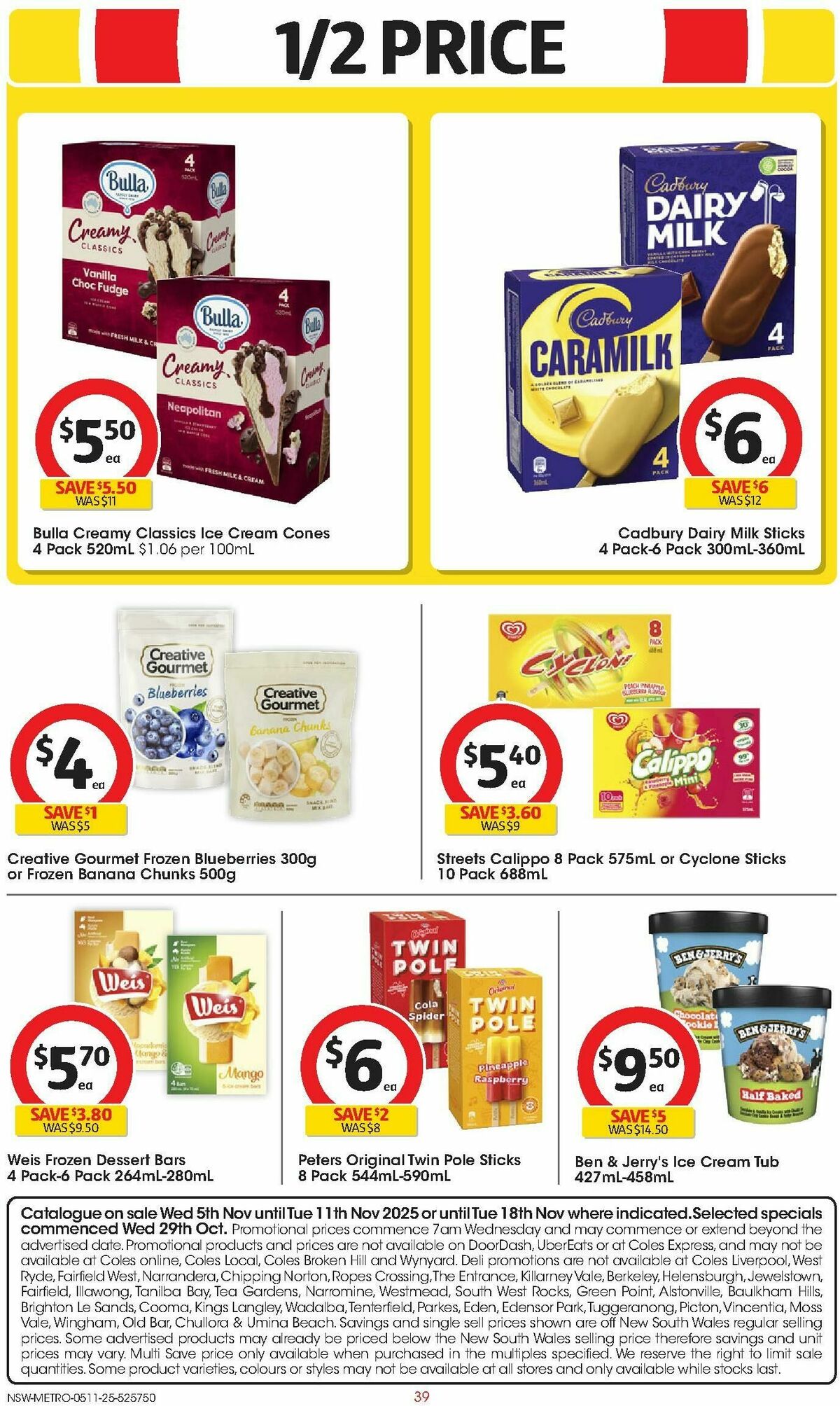 Coles Catalogues from 5 November