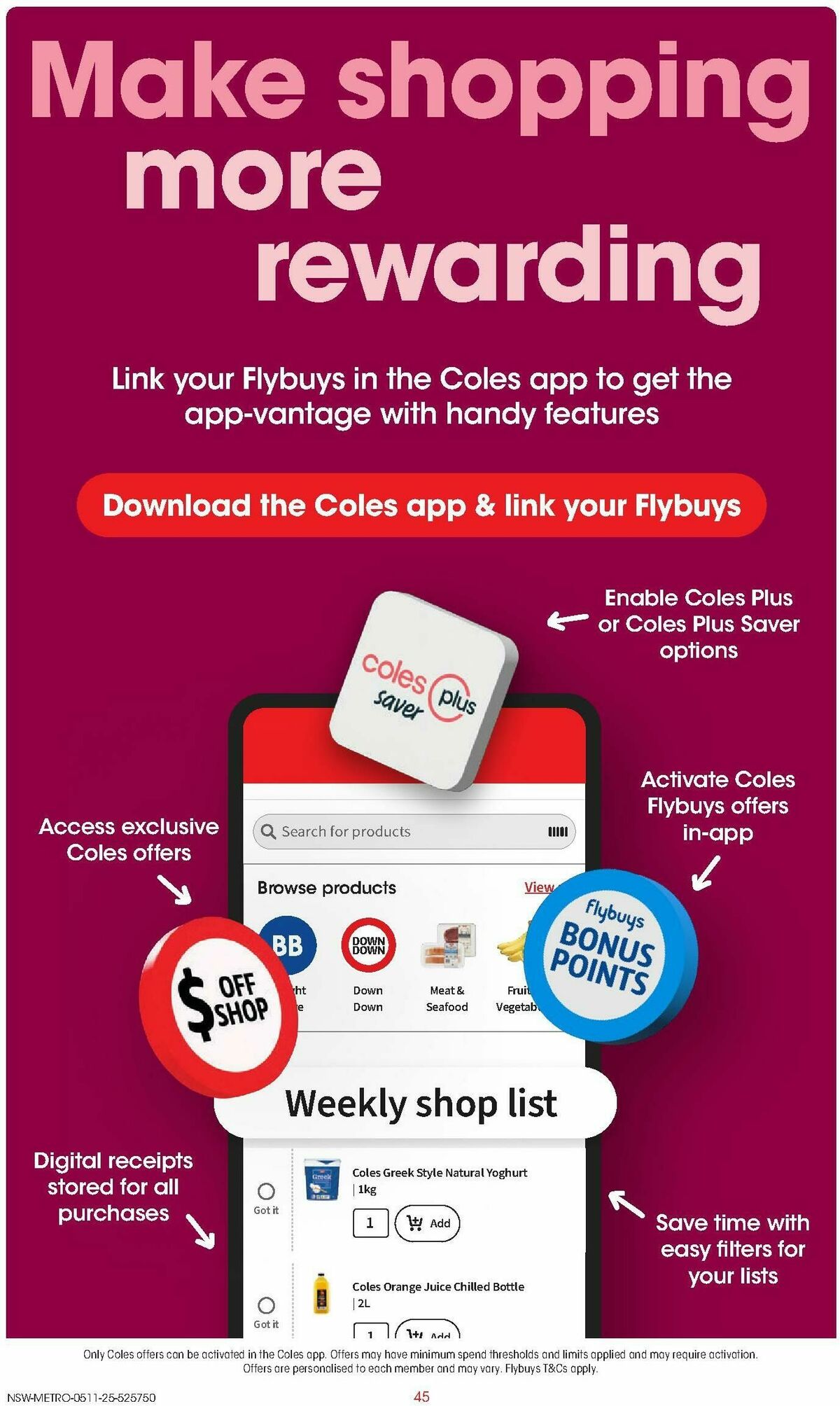 Coles Catalogues from 5 November