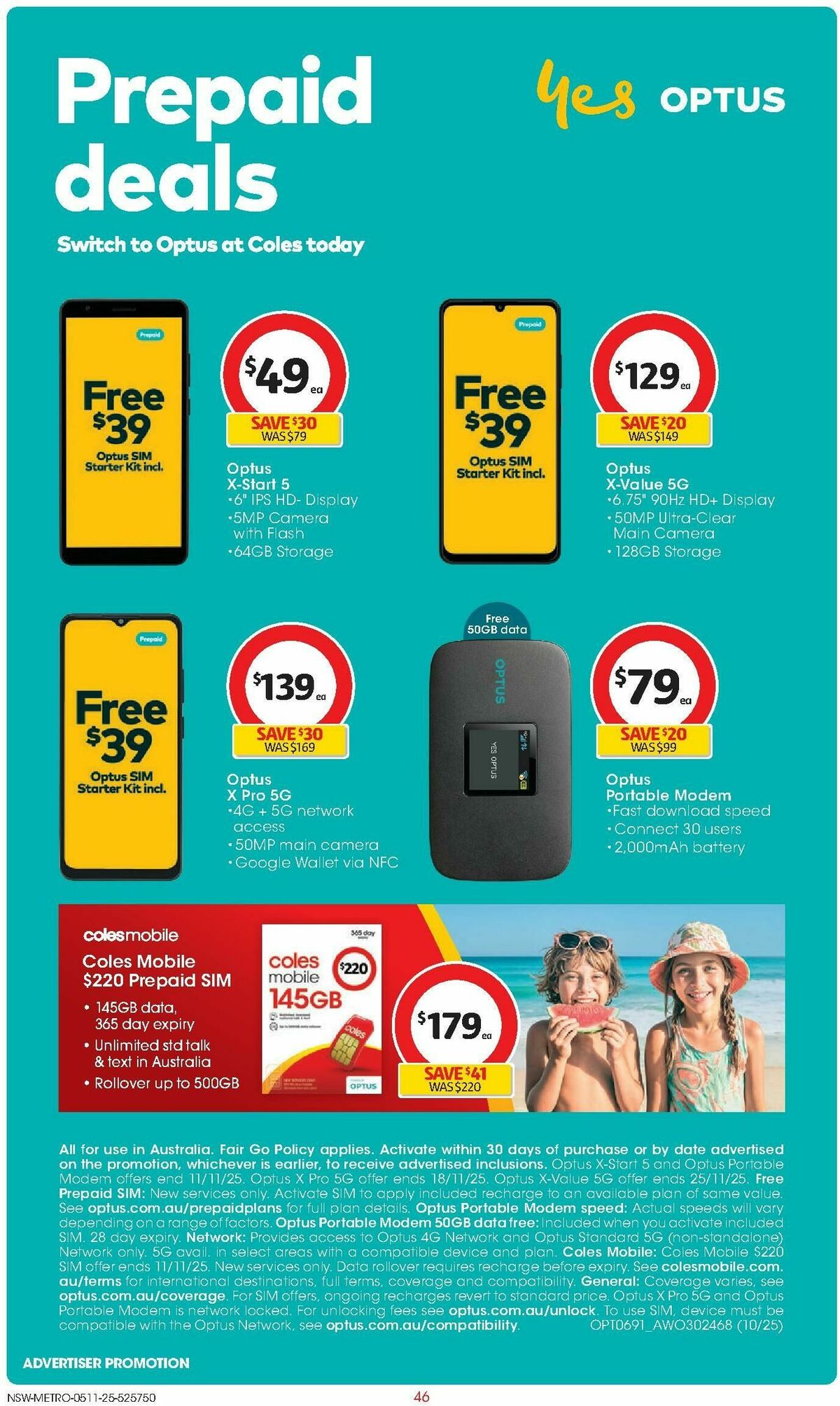 Coles Catalogues from 5 November
