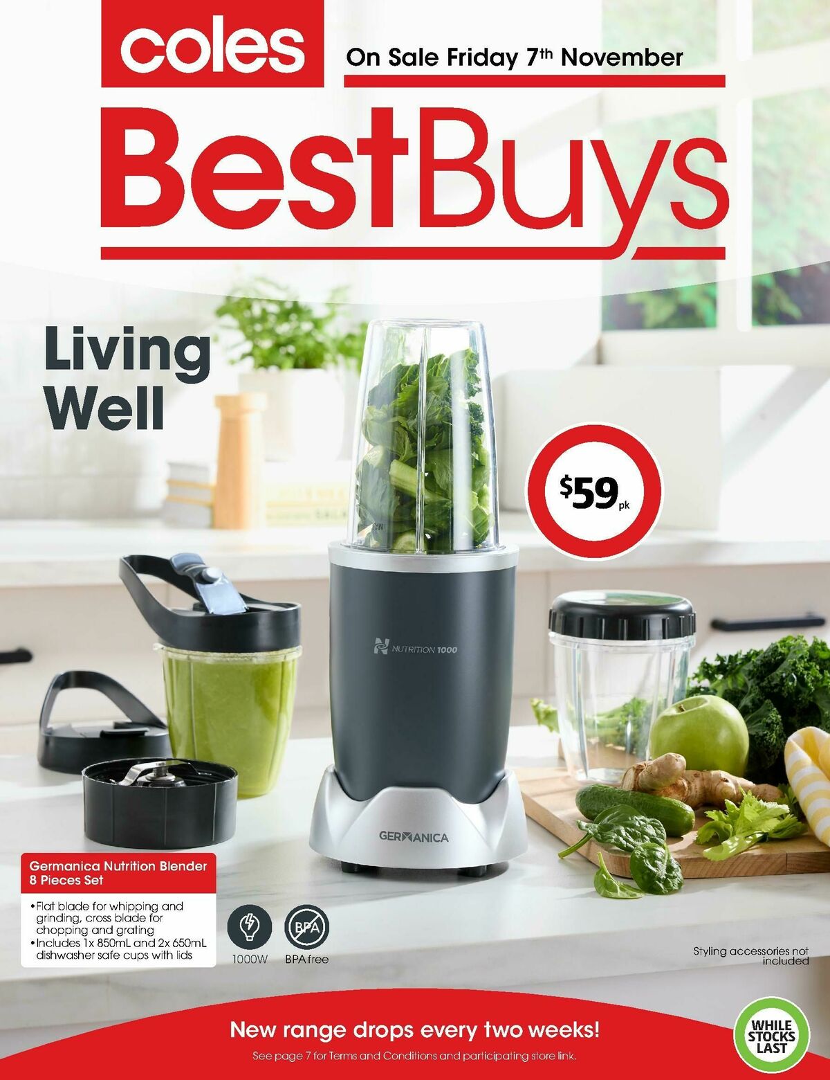 Coles Best Buys - Living Well Catalogues from 7 November