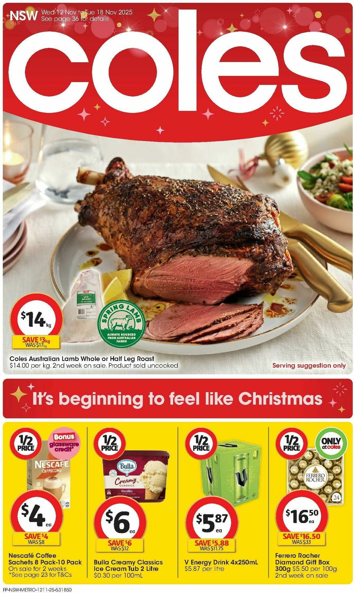 Coles Catalogues from 12 November