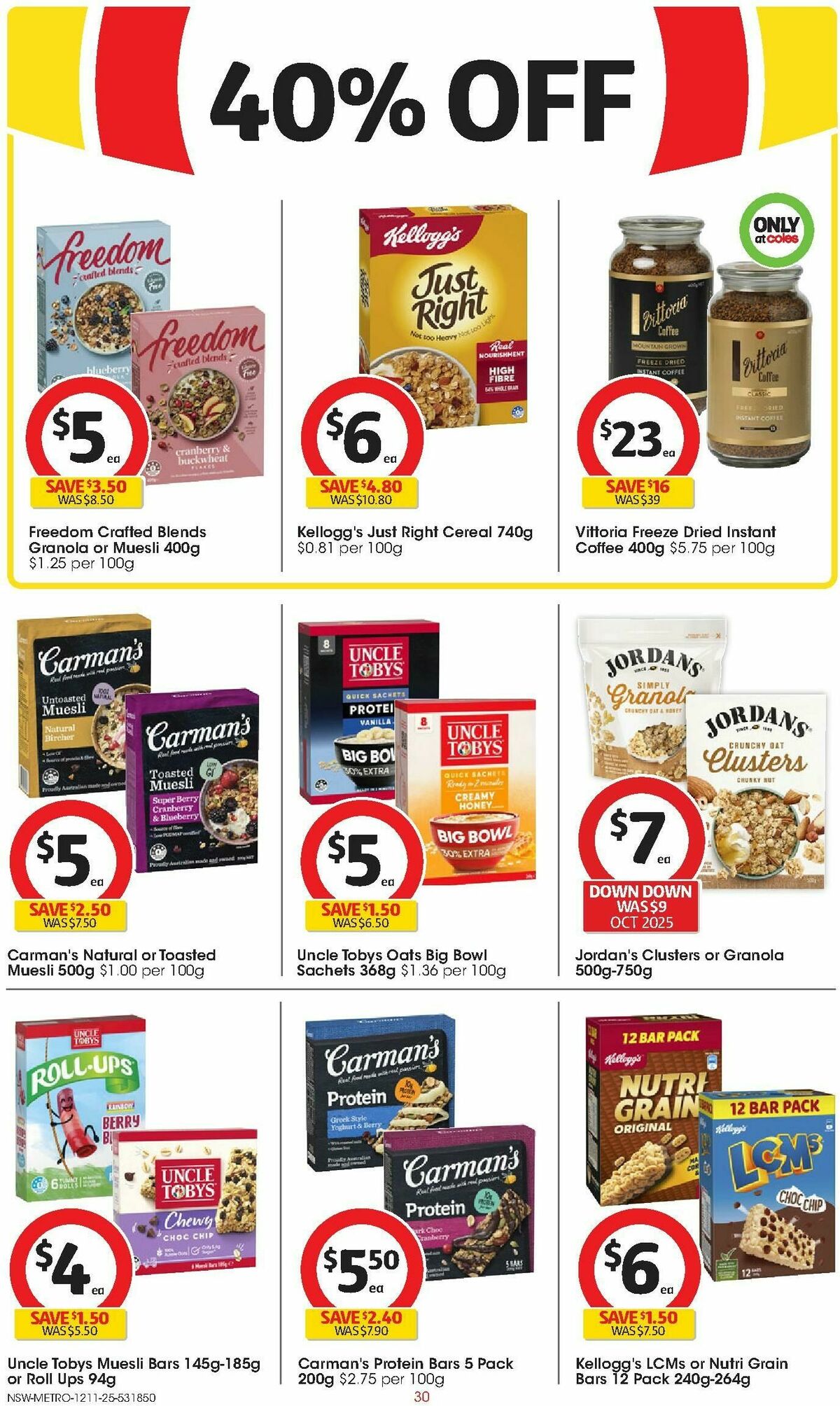 Coles Catalogues from 12 November