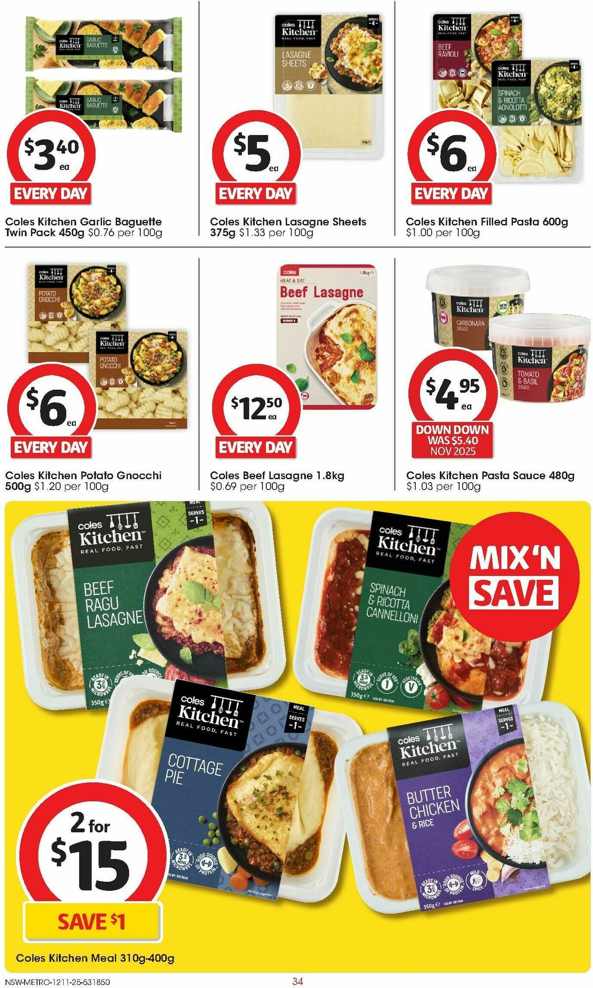 Coles Catalogues from 12 November