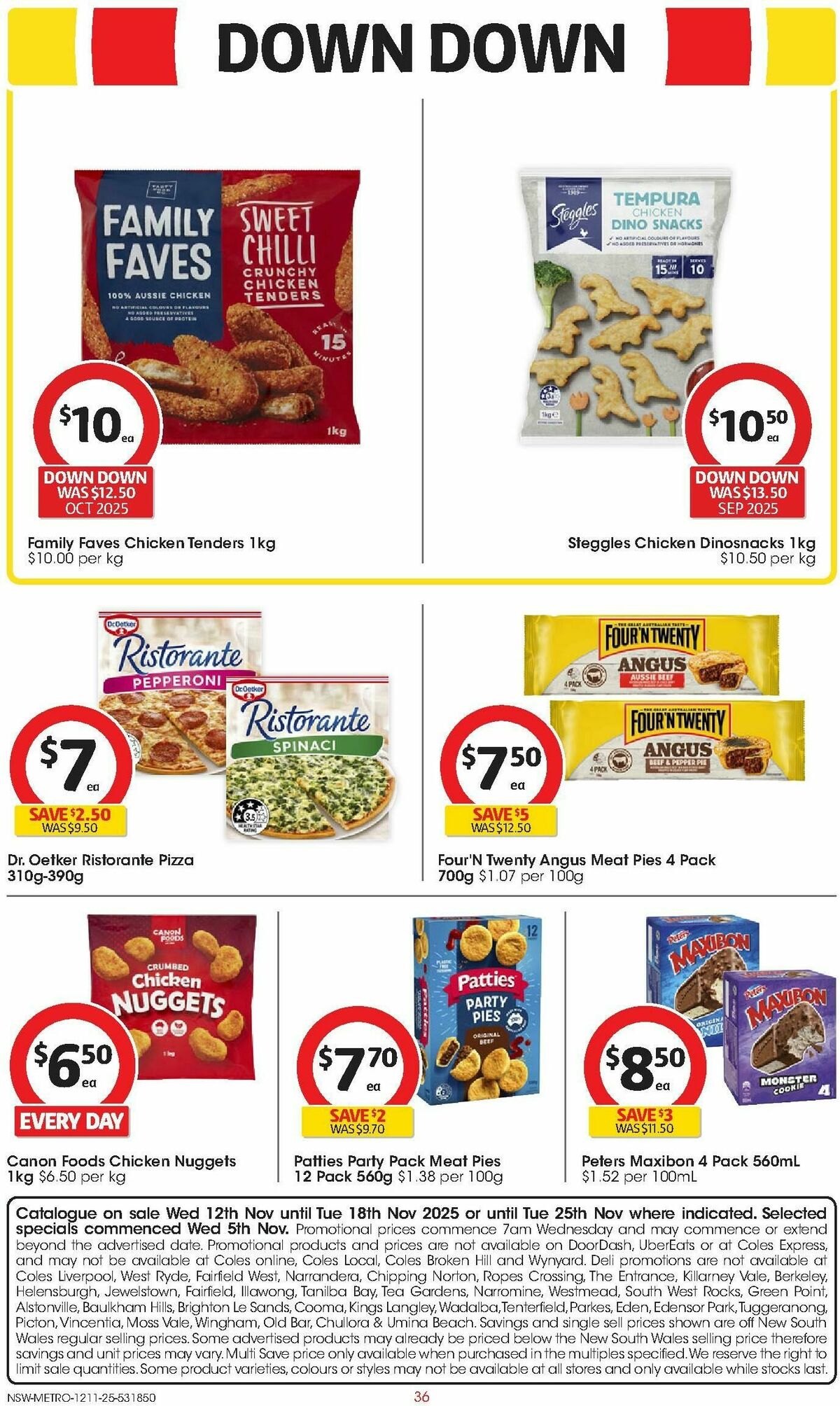 Coles Catalogues from 12 November