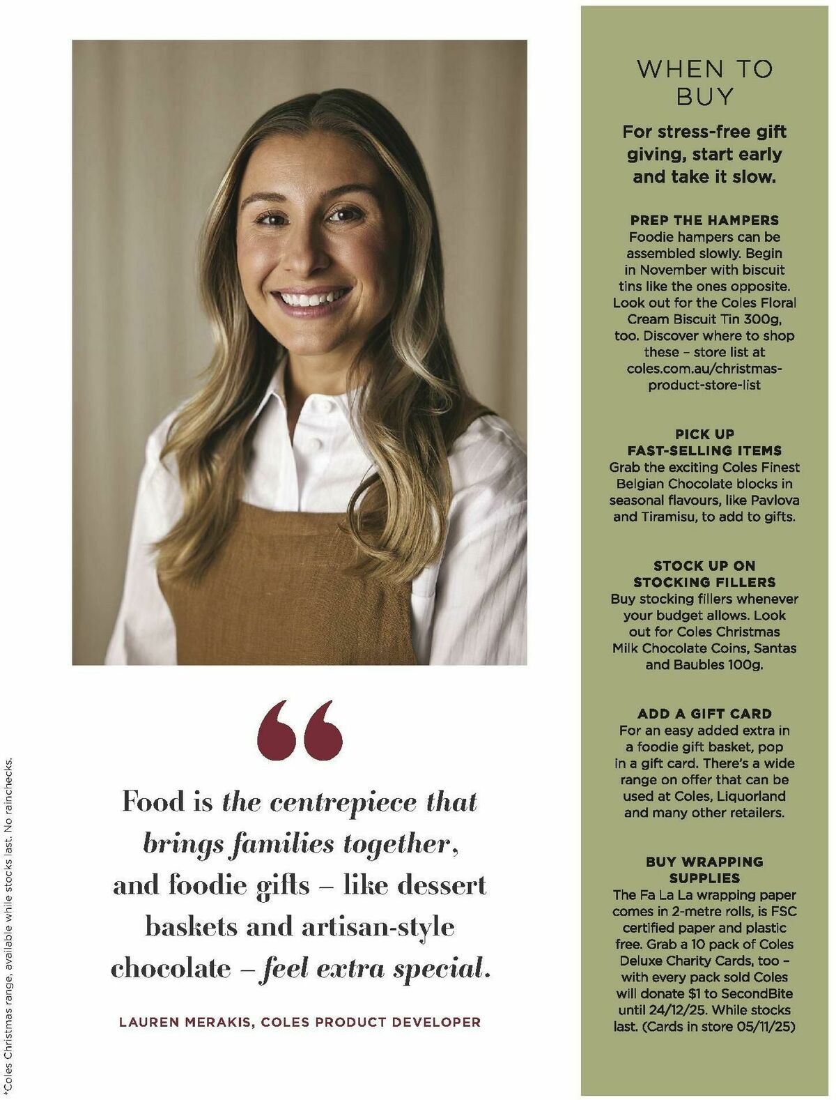 Coles Your Guide to the Festive Season Catalogues from 6 November