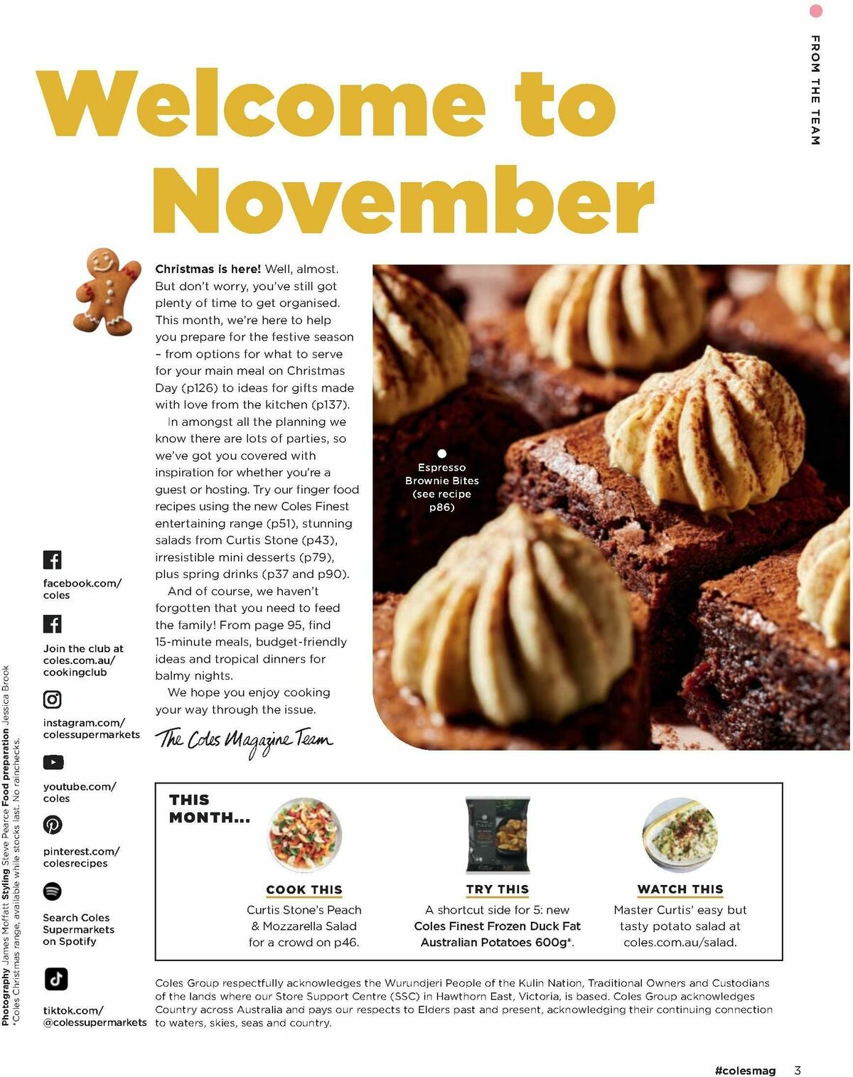 Coles Magazine November Catalogues from 1 November