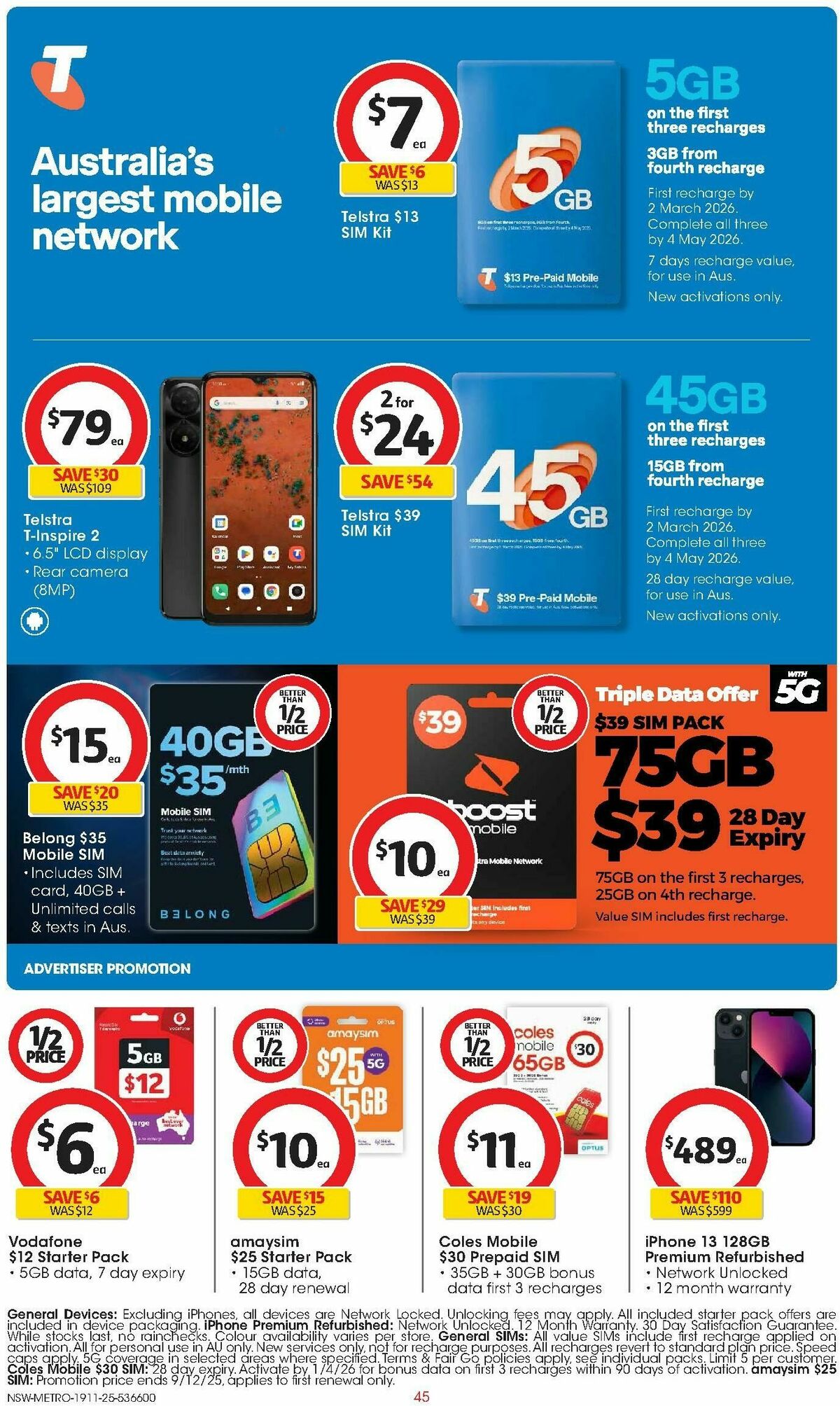 Coles Catalogues from 19 November