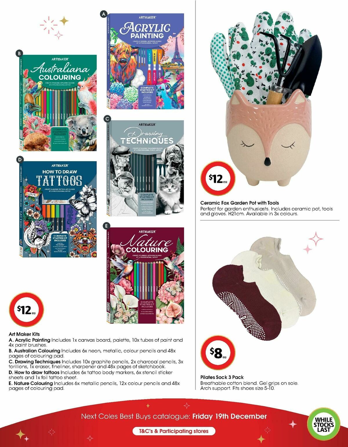 Coles Best Buys - Kris Kringle Gifts Catalogues from 5 December