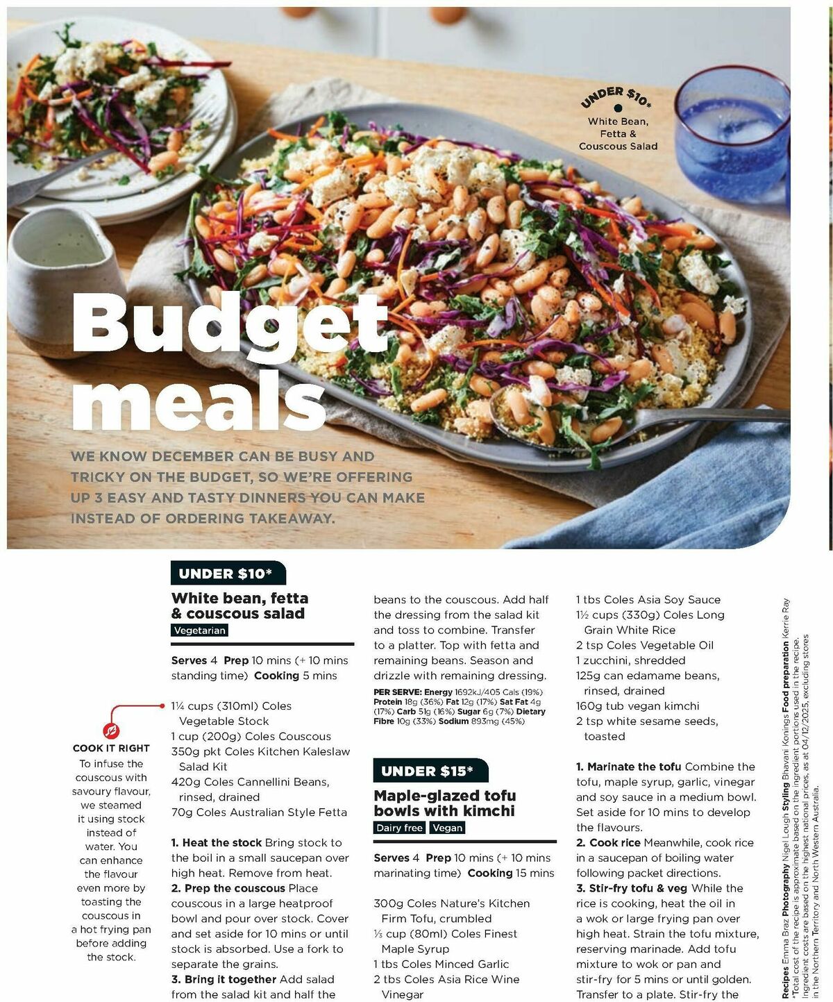 Coles Magazine December Catalogues from 1 December