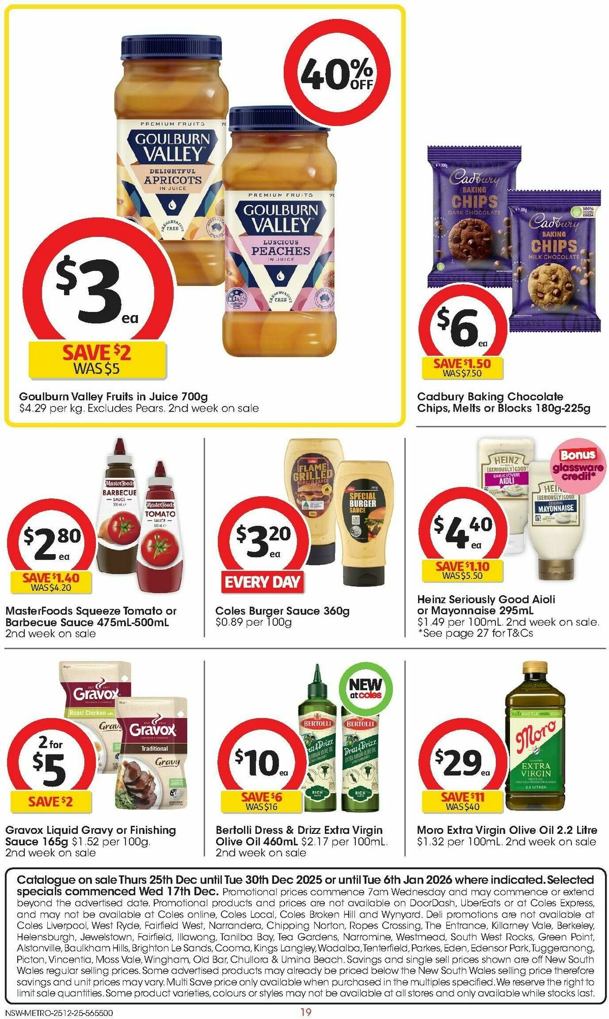 Coles Catalogues from 25 December